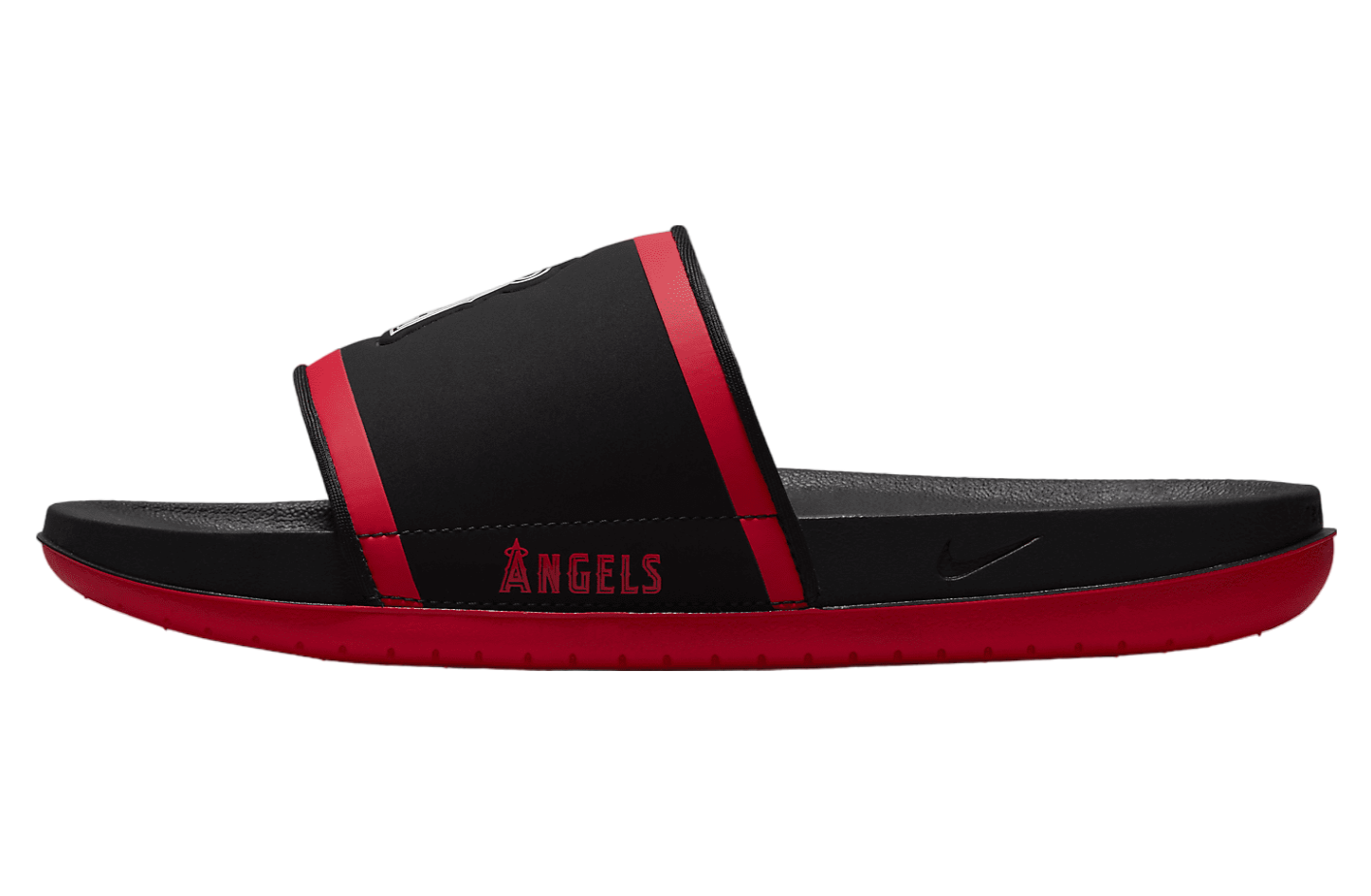 Nike Offcourt Slide (MLB Los Angeles Angels) Black / Sport Red