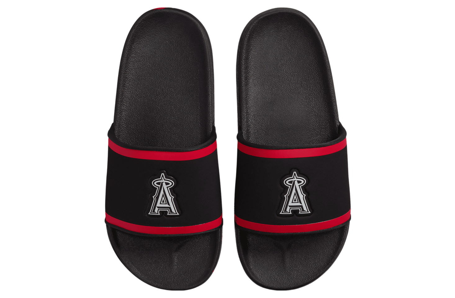 Nike Offcourt Slide (MLB Los Angeles Angels) Black / Sport Red