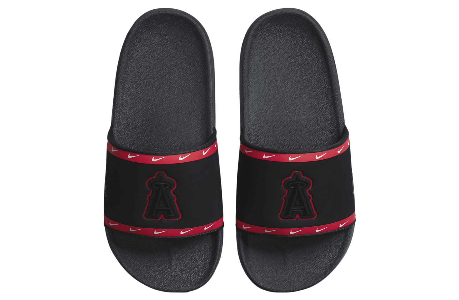 Nike Offcourt Slide (MLB Los Angeles Angels) Black / University Red