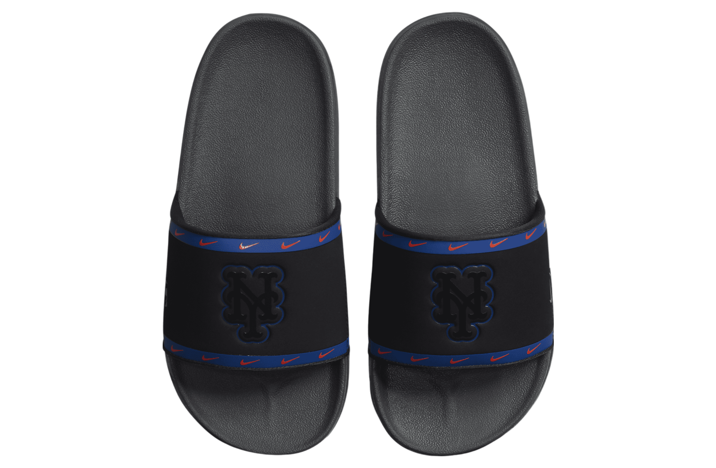 Nike Offcourt Slide MLB New York Mets (Black / Rush Blue)