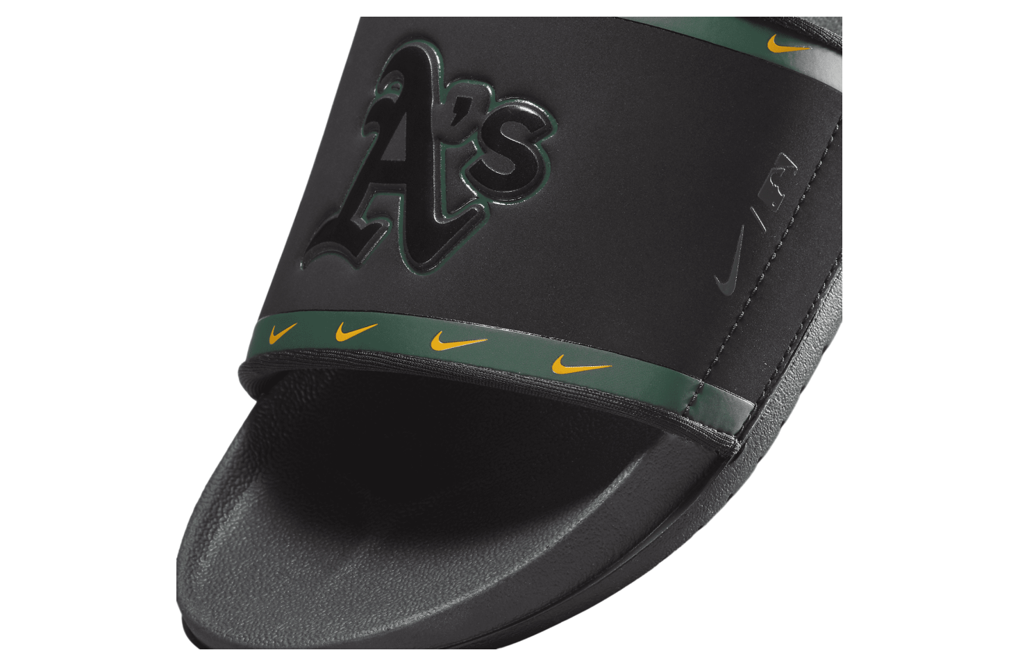 Nike Offcourt Slide (MLB Oakland Athletics) Black / Pro Green