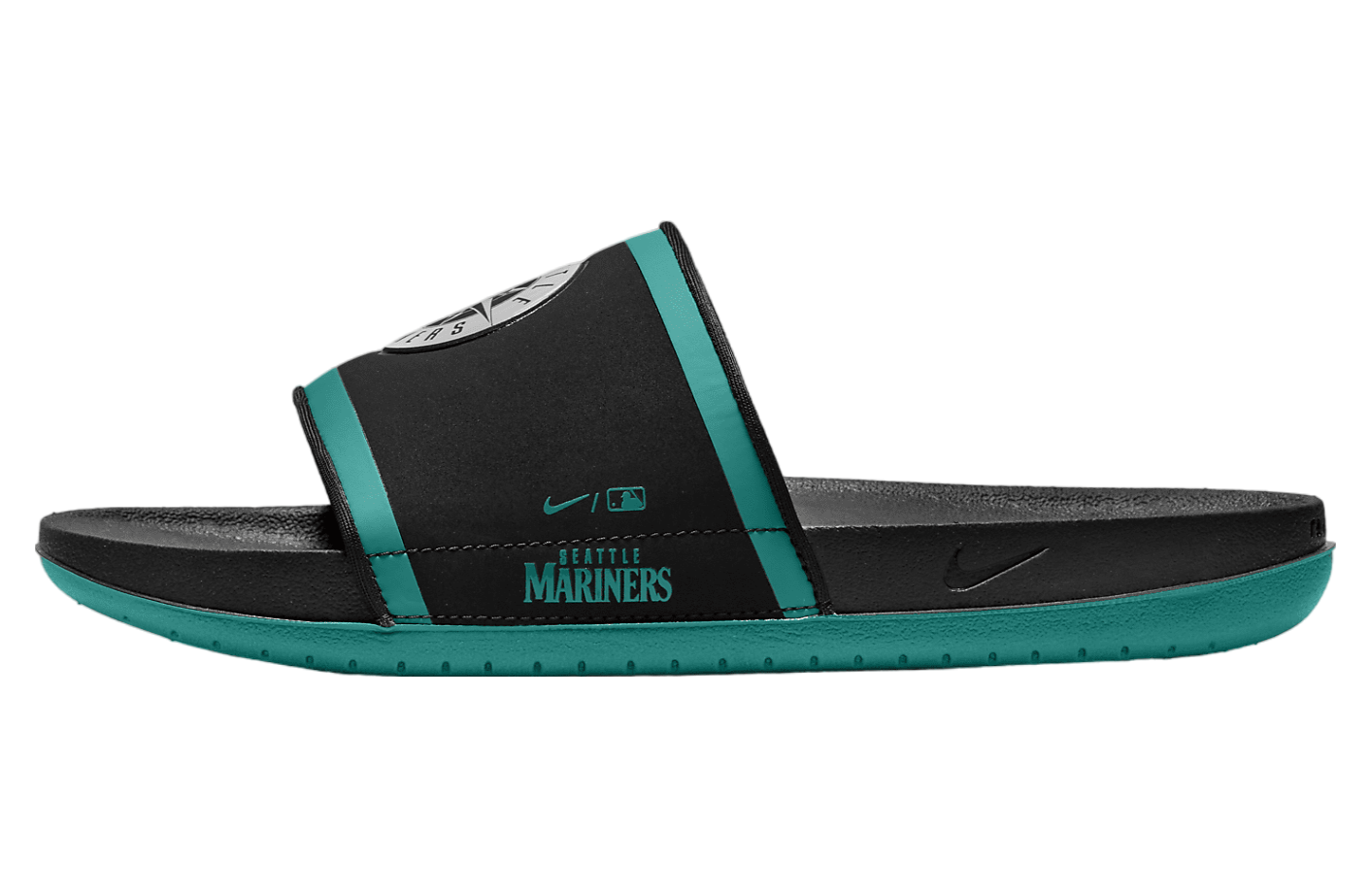 Nike Offcourt Slide (MLB Seattle Mariners) Black / Mardi Gras