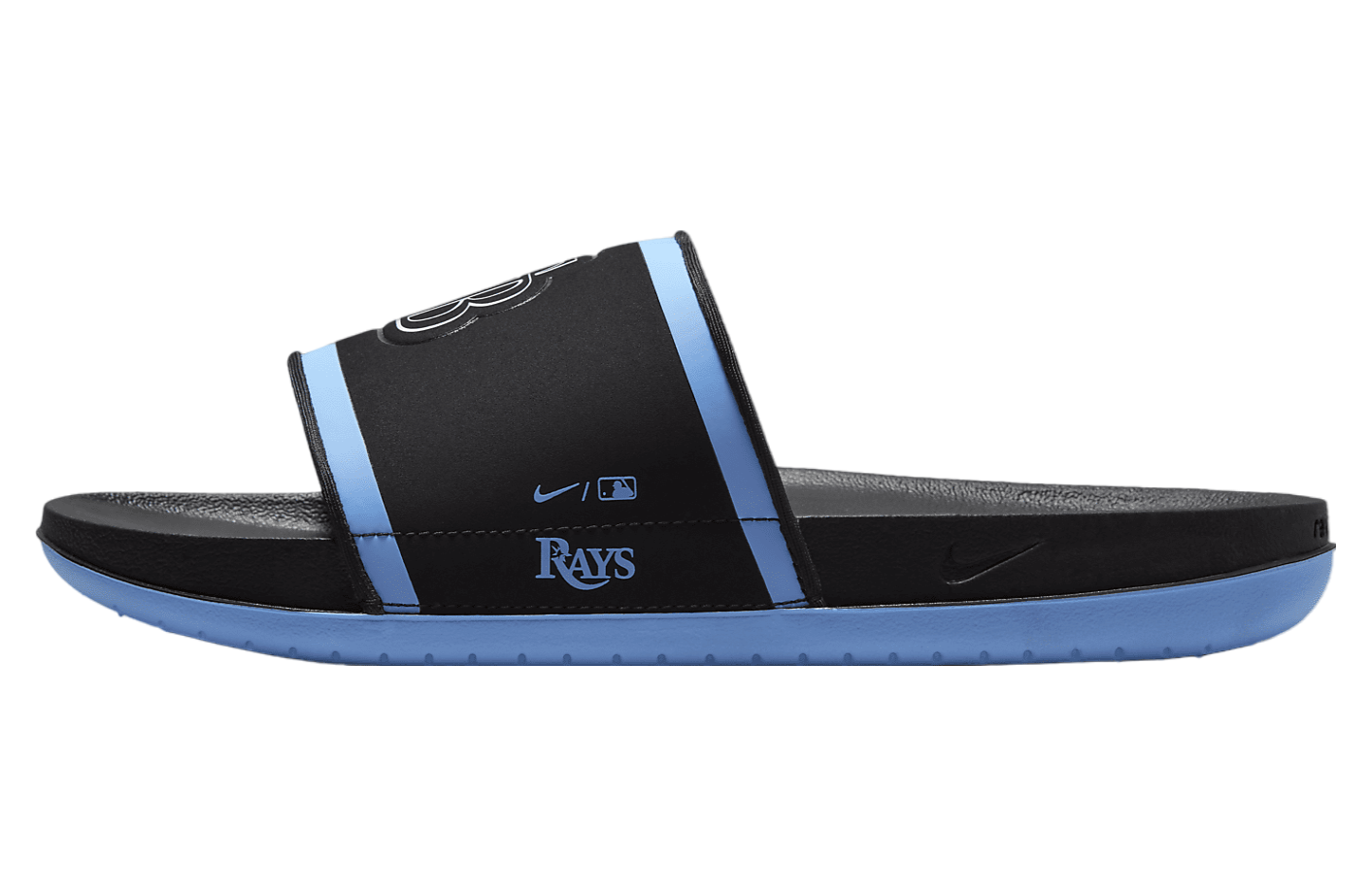 Nike Offcourt Slide (MLB Tampa Bay Rays) Black / Valor Blue