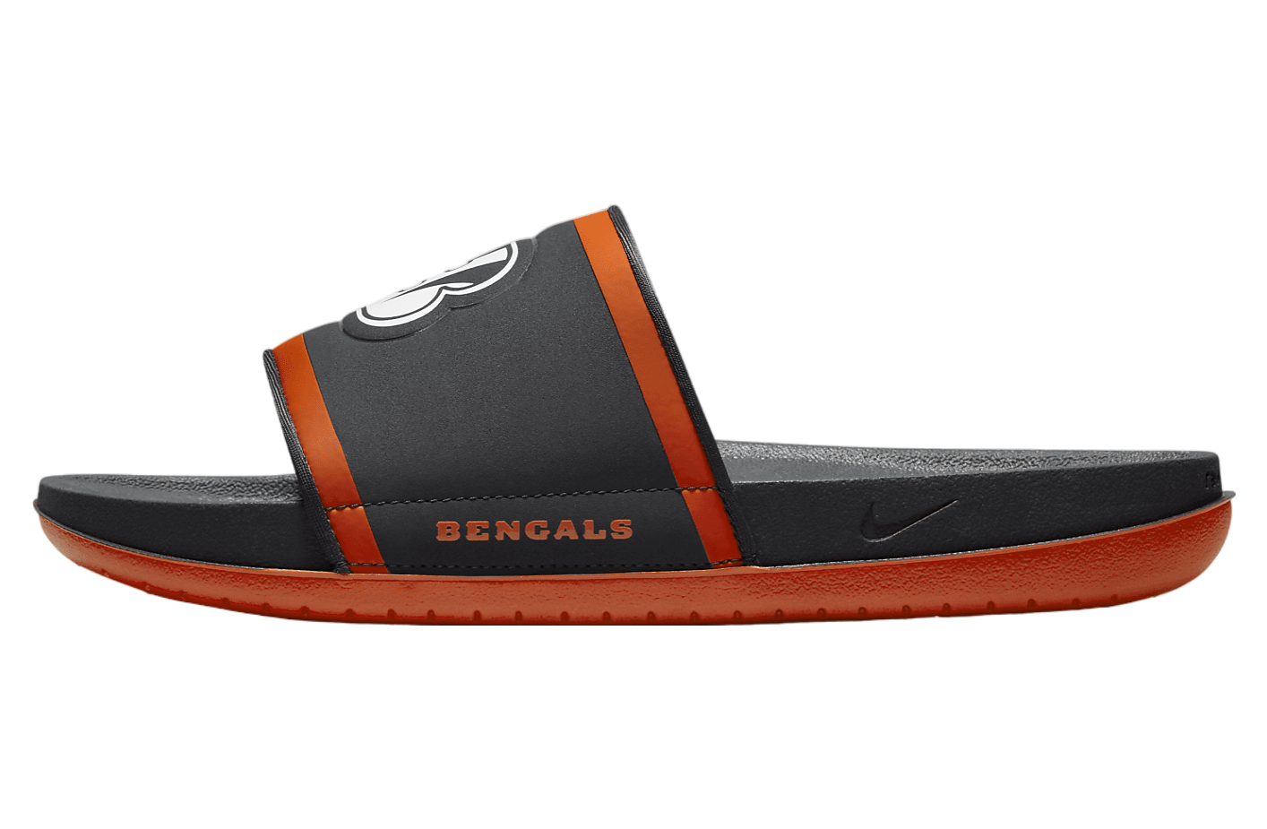 Nike Offcourt Slide (NFL Cincinnati Bengals) Anthracite / University Orange