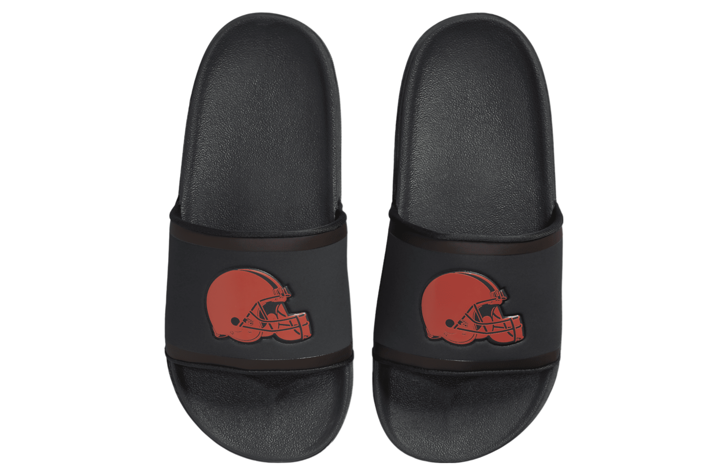 Nike Offcourt Slide (NFL Cleveland Browns) Anthracite / Seal Brown