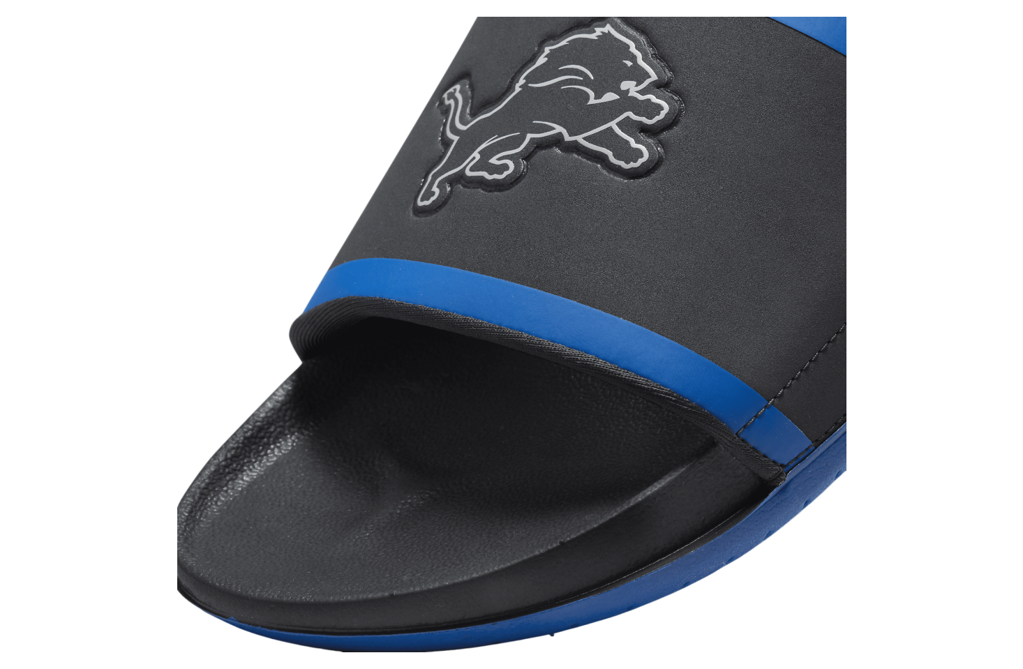 Nike Offcourt Slide (NFL Detroit Lions) Anthracite / Battle Blue