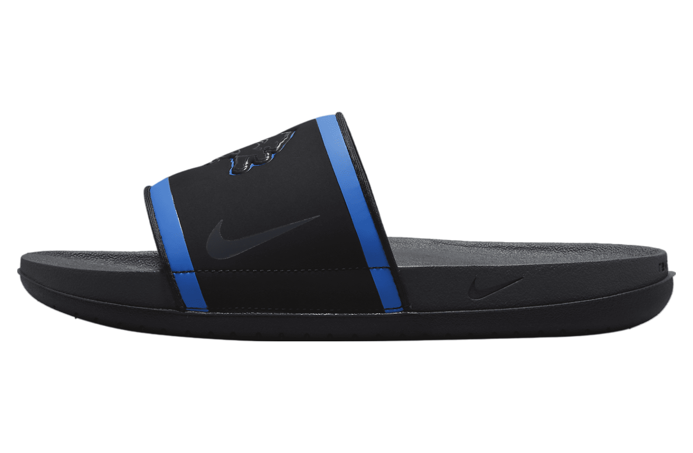 Nike Offcourt Slide (NFL Detroit Lions) Black / Battle Blue