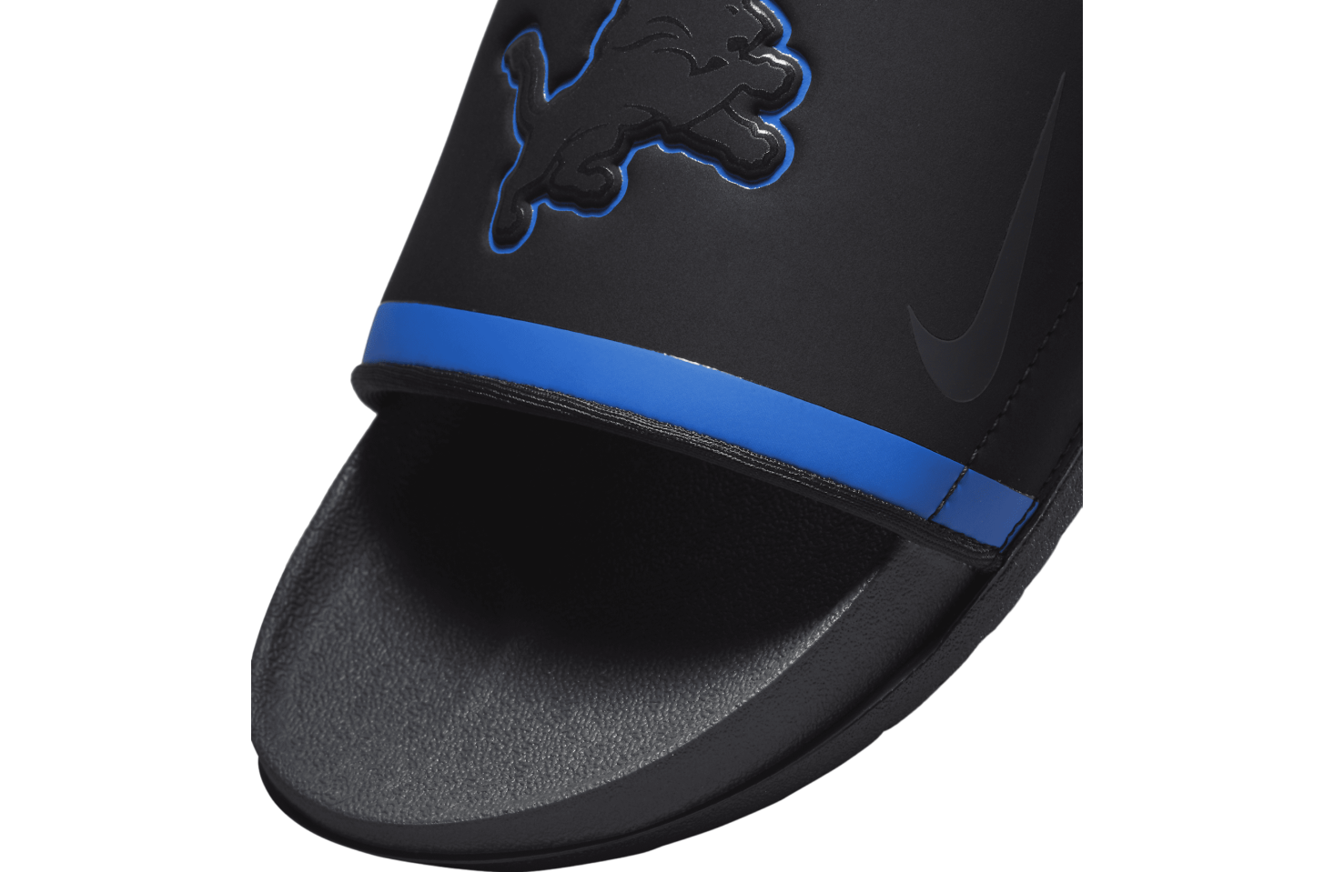 Nike Offcourt Slide (NFL Detroit Lions) Black / Battle Blue