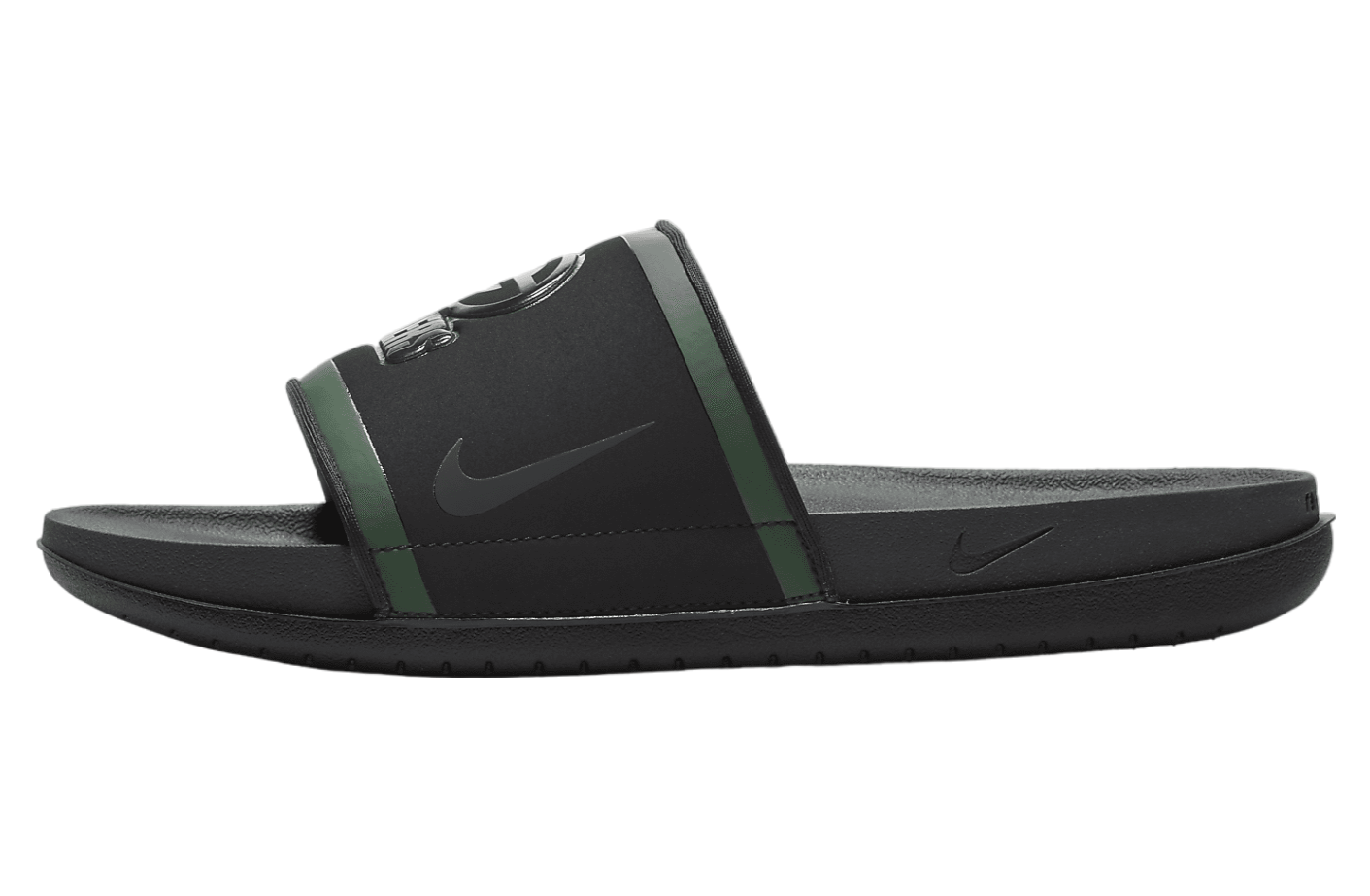 Nike Offcourt Slide (NFL Green Bay Packers) Black / Fir