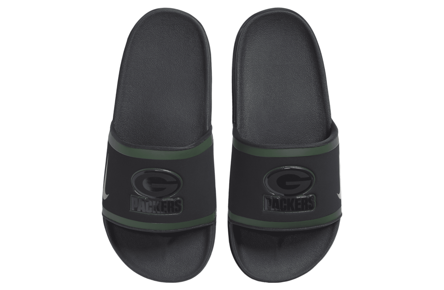 Nike Offcourt Slide (NFL Green Bay Packers) Black / Fir