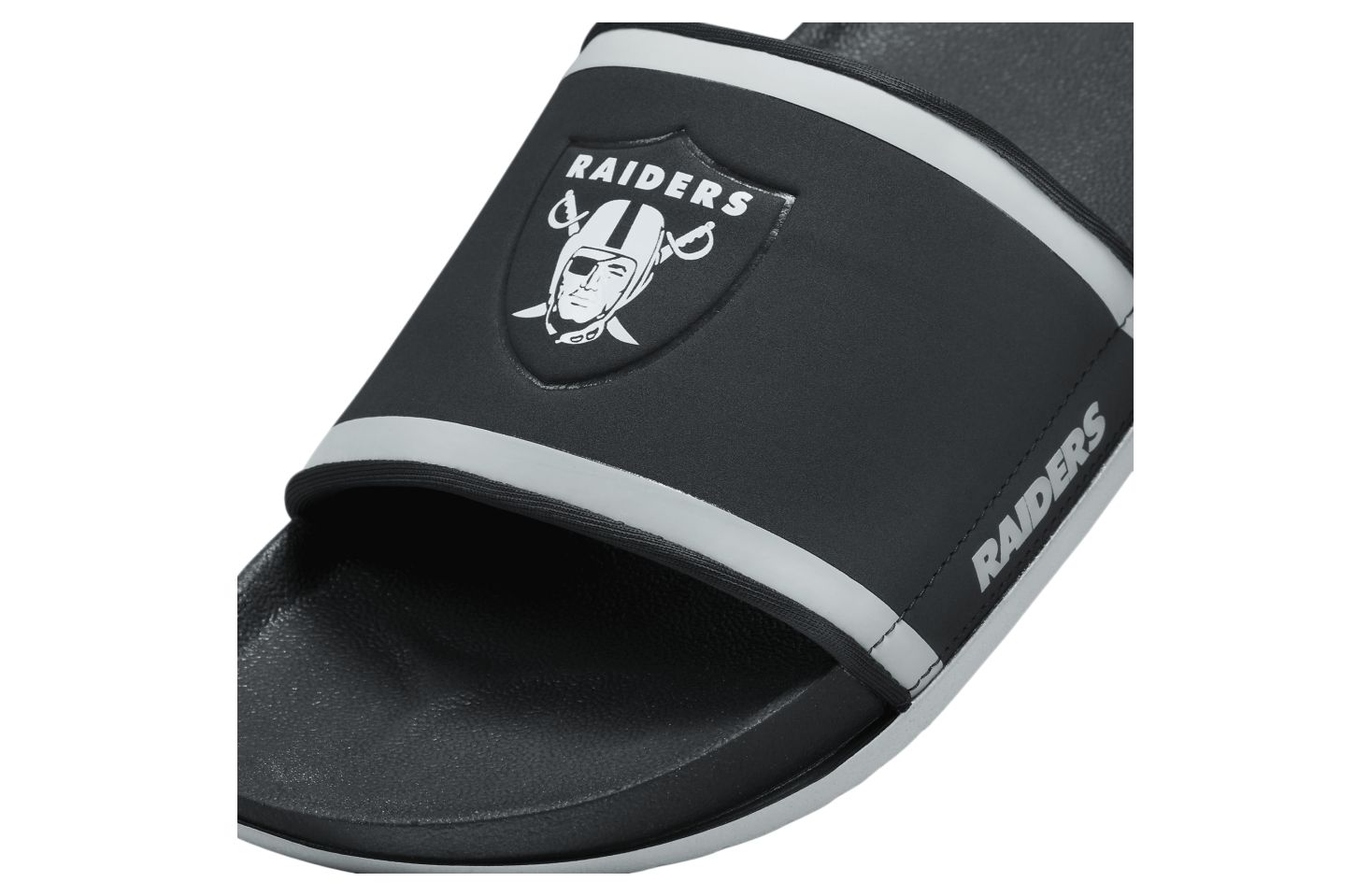 Nike Offcourt Slide (NFL Las Vegas Raiders) Anthracite / Field Silver