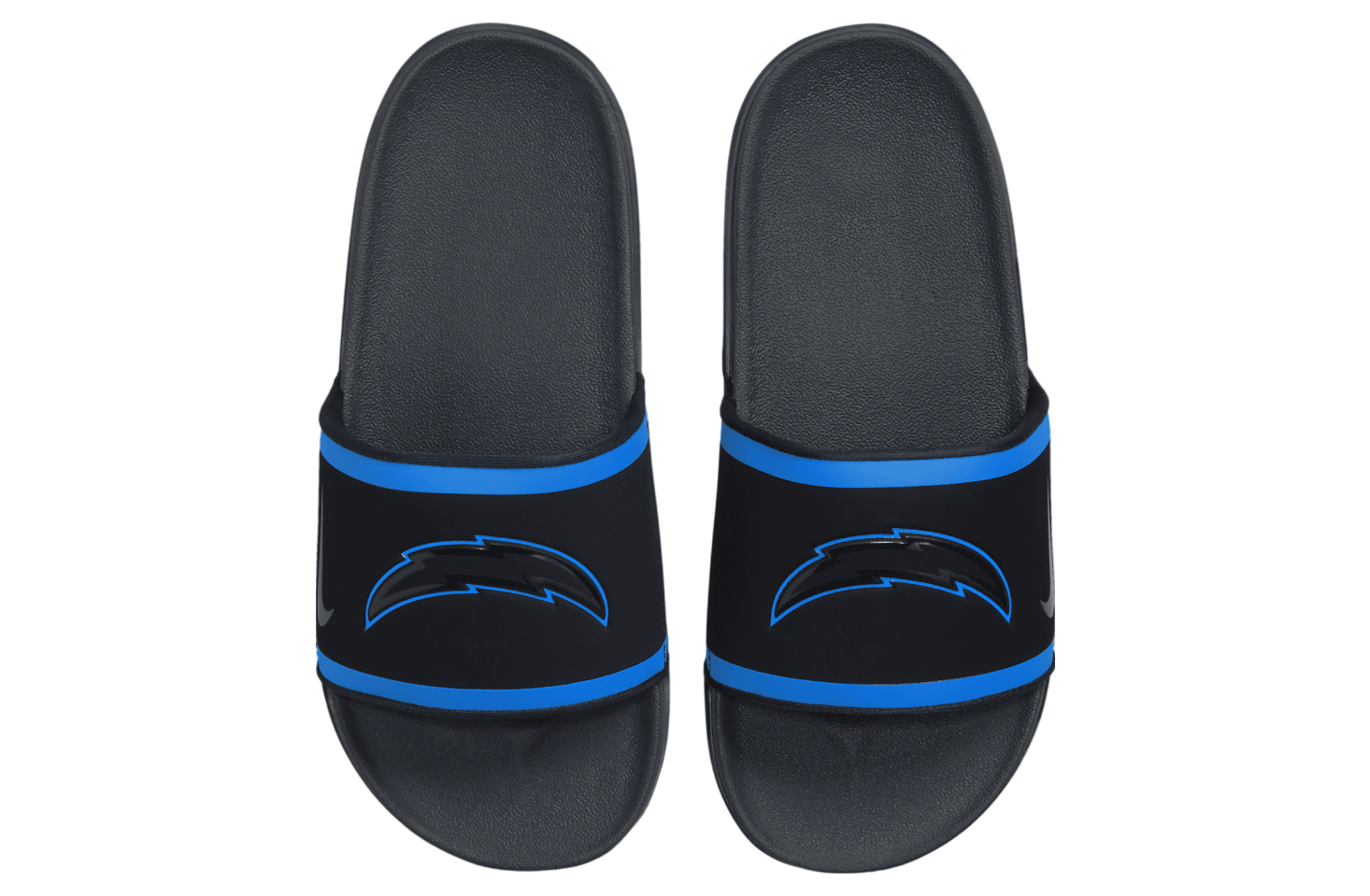 Nike Offcourt Slide (NFL Los Angeles Chargers) Black / Italy Blue