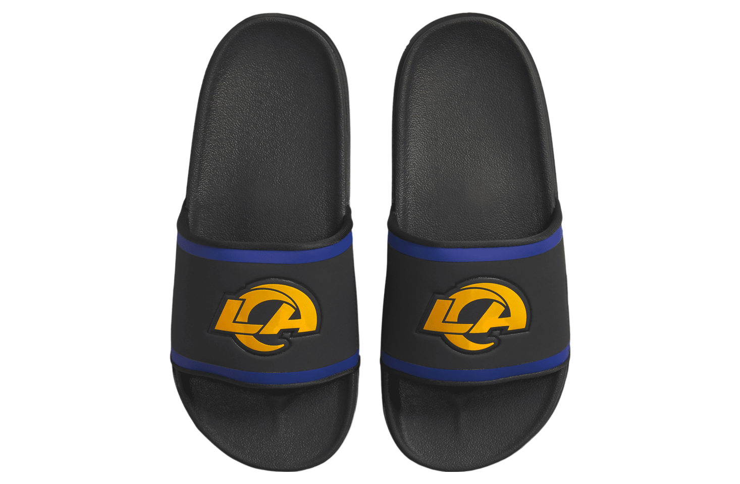 Nike Offcourt Slide (NFL Los Angeles Rams) Anthracite / Hyper Royal