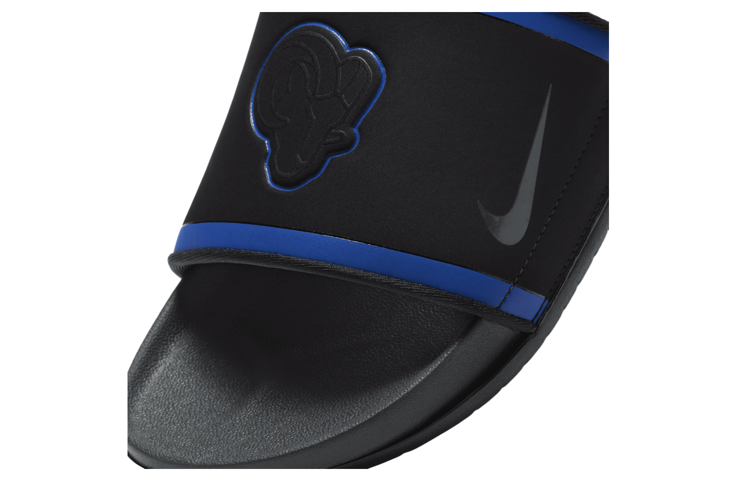 Nike Offcourt Slide (NFL Los Angeles Rams) Black / Hyper Royal