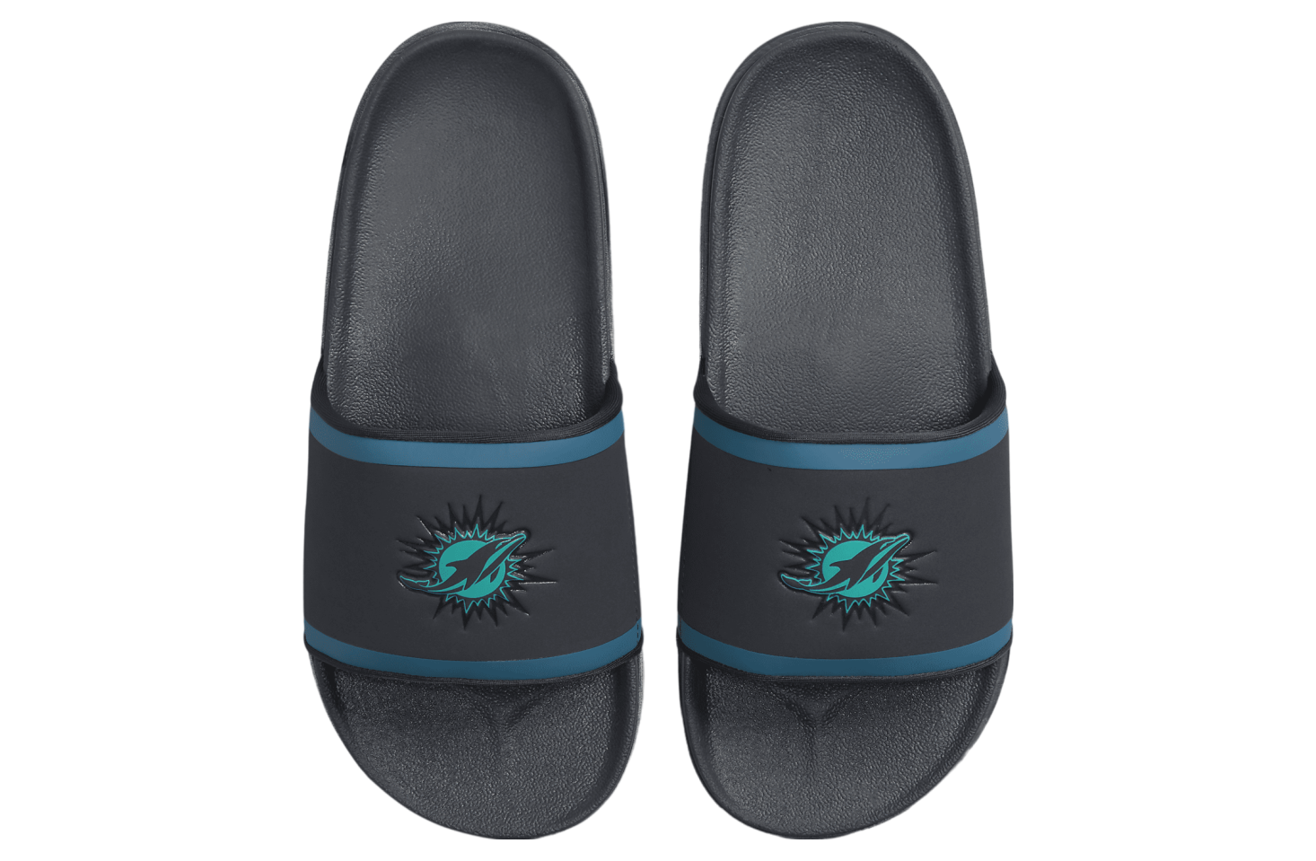 Nike Offcourt Slide (NFL Miami Dolphins) Anthracite / Marina