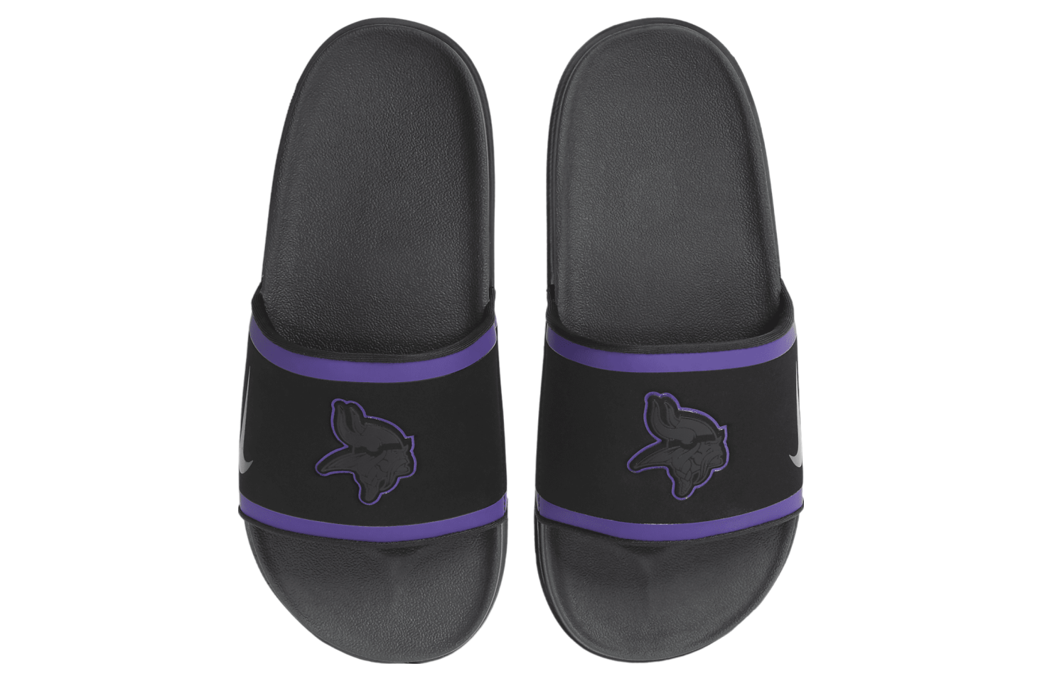 Nike Offcourt Slide (NFL Minnesota Vikings) Black / Court Purple