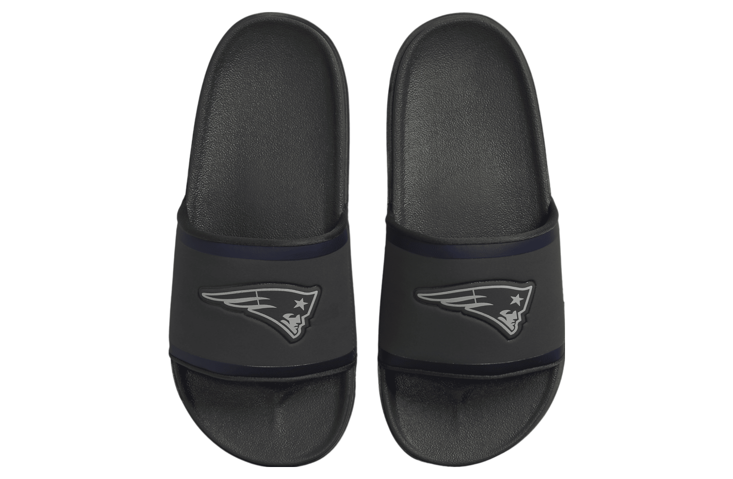 Nike Offcourt Slide (NFL New England Patriots) Anthracite / College Navy