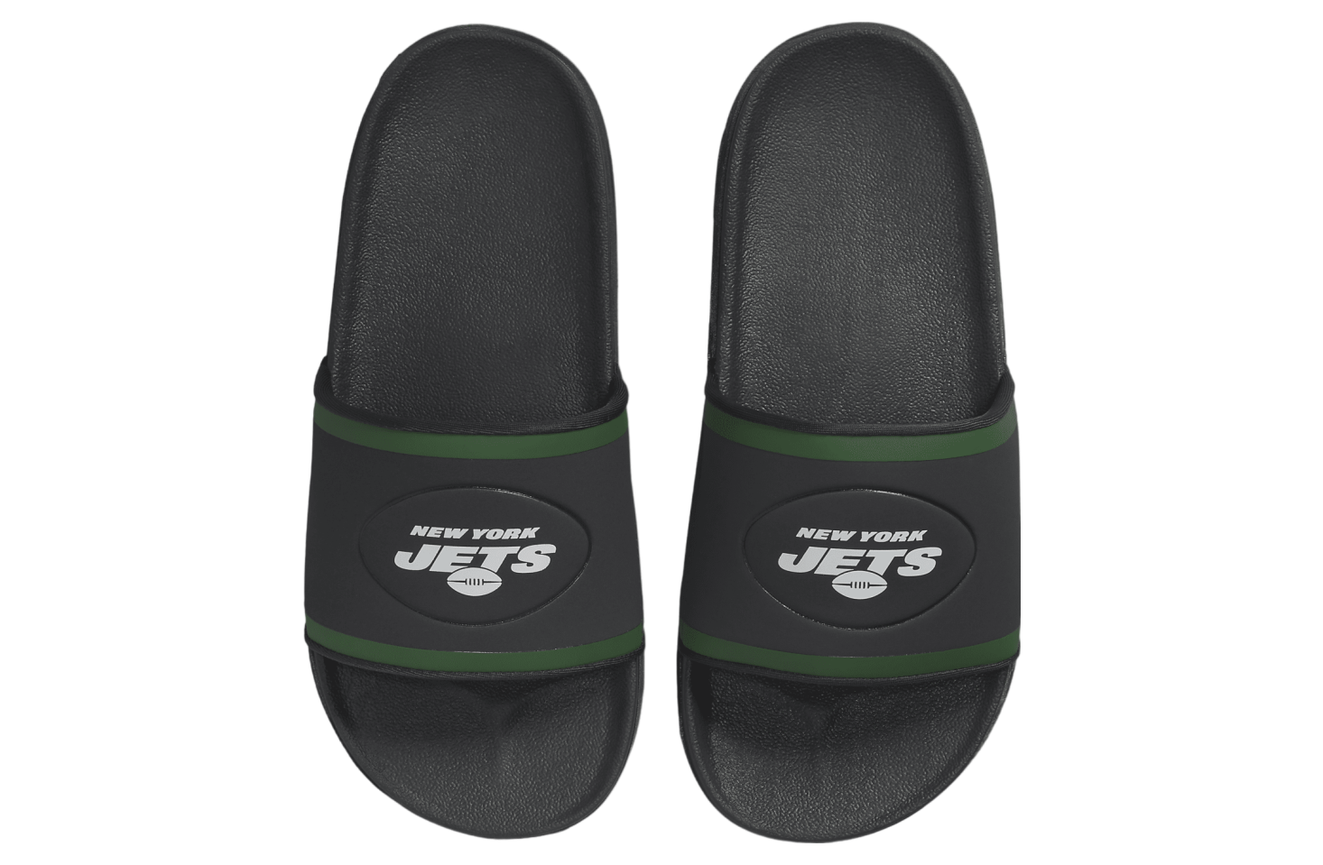 Nike Offcourt Slide (NFL New York Jets) Anthracite / Sport Green