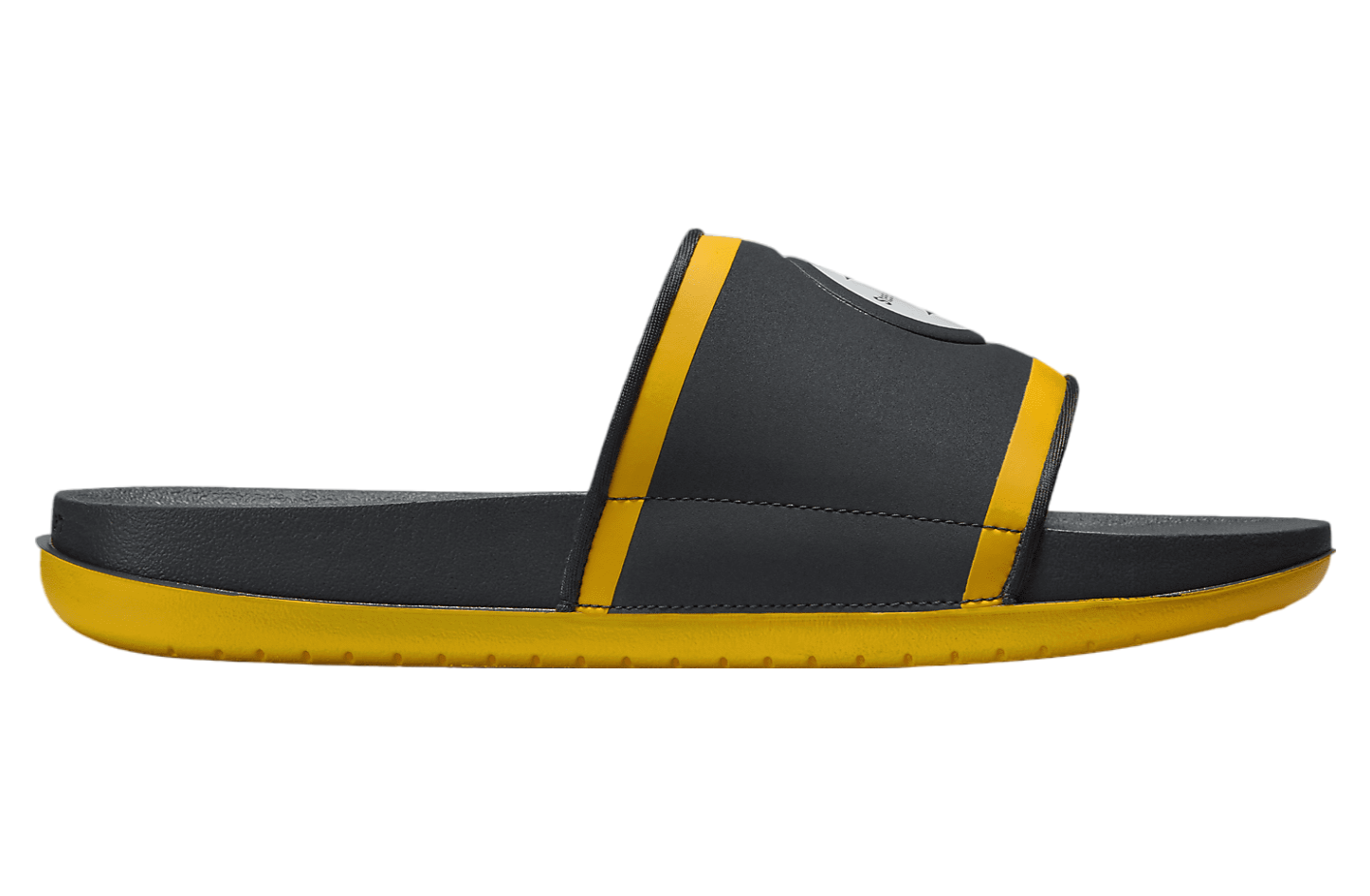 Nike Offcourt Slide (NFL Pittsburgh Steelers) Anthracite / University Gold