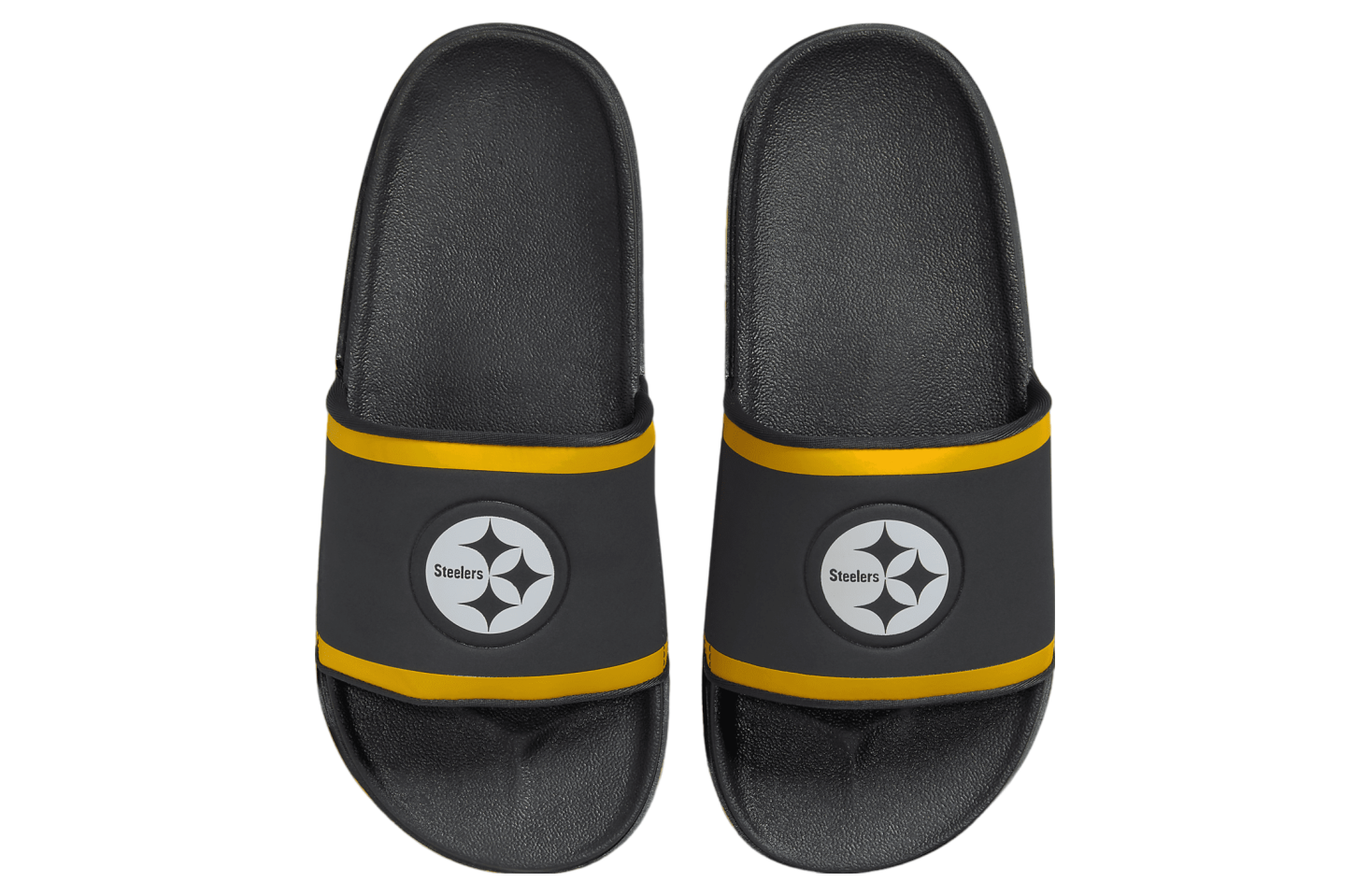 Nike Offcourt Slide (NFL Pittsburgh Steelers) Anthracite / University Gold