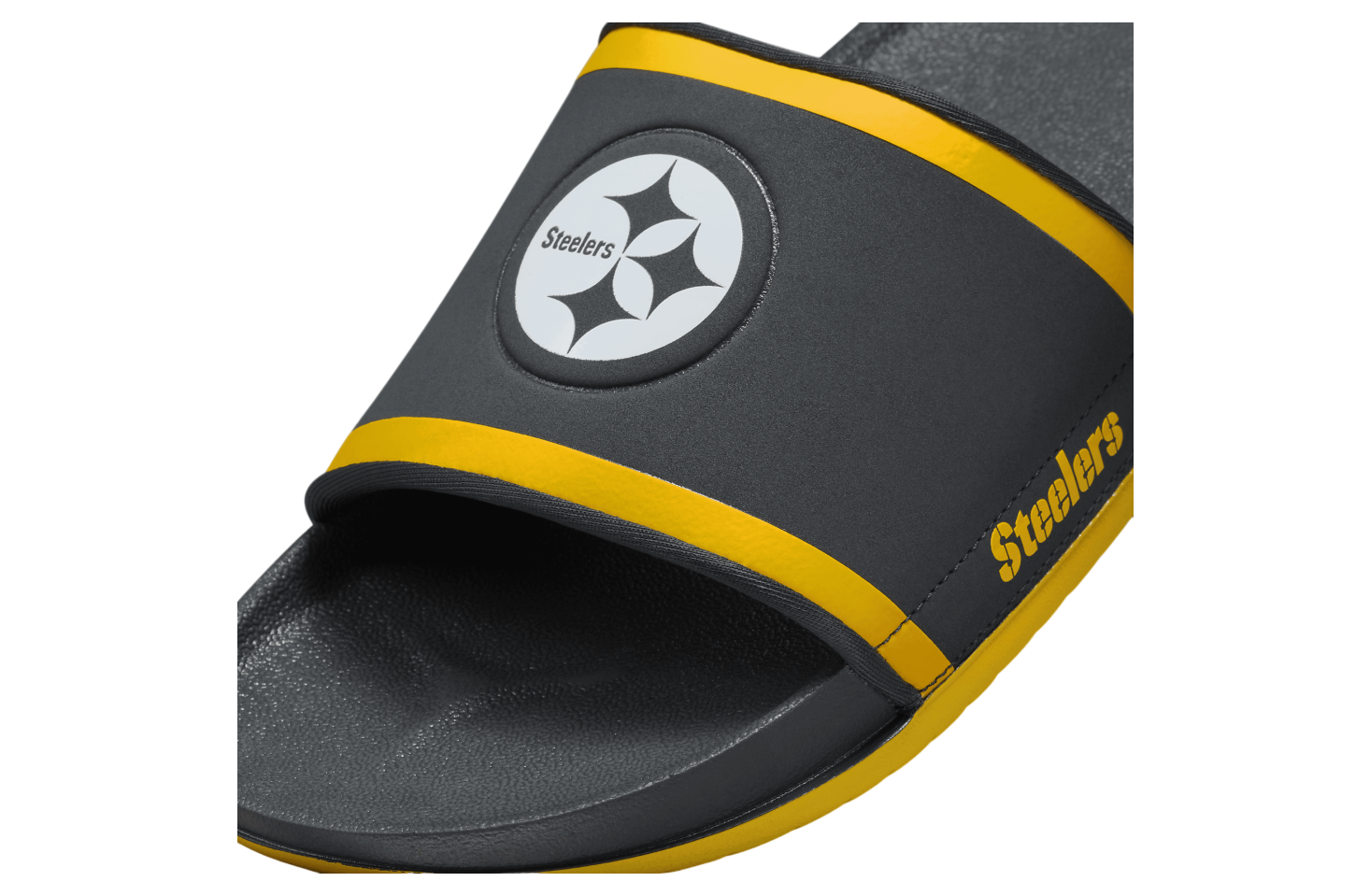 Nike Offcourt Slide (NFL Pittsburgh Steelers) Anthracite / University Gold