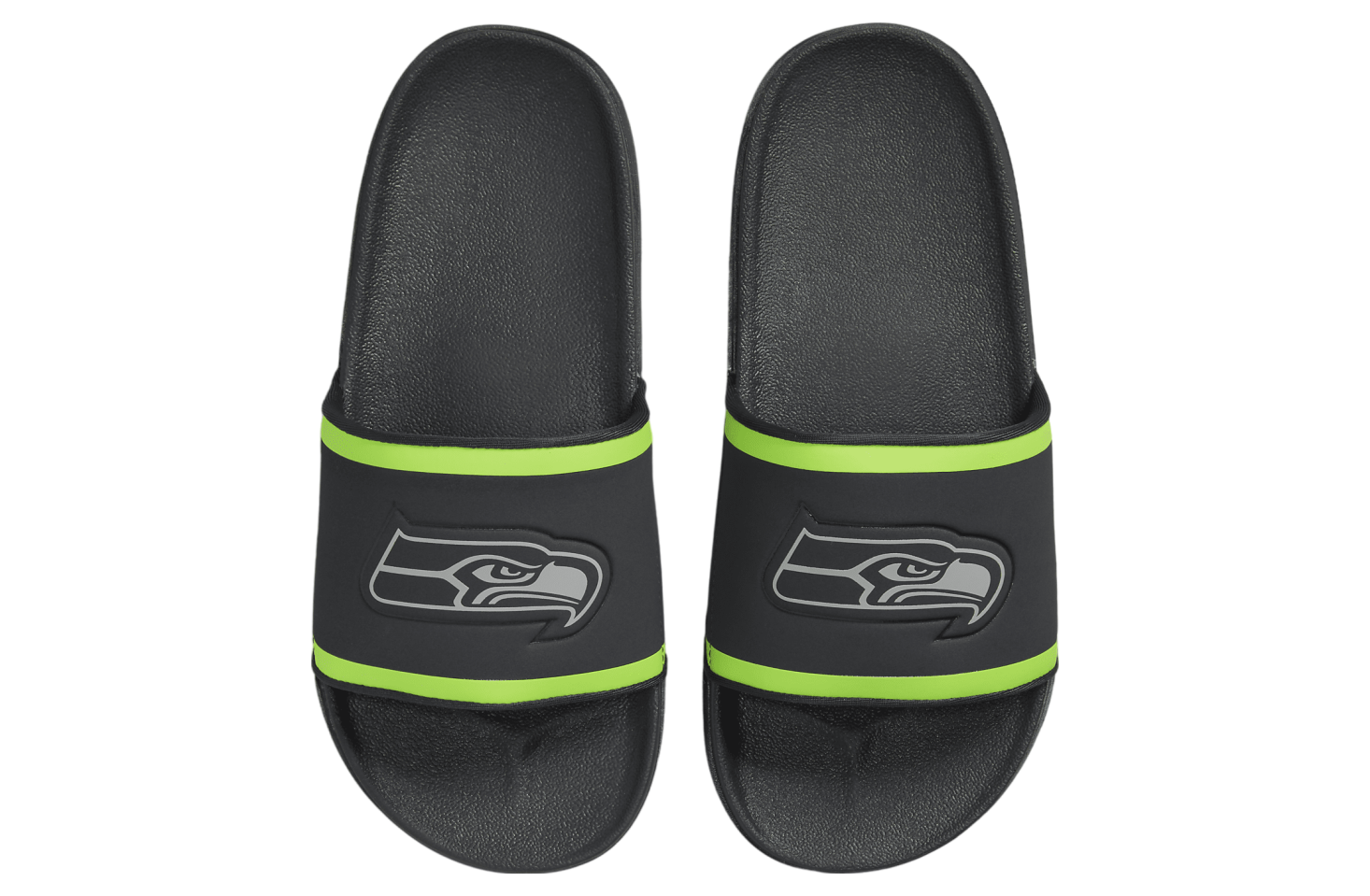 Nike Offcourt Slide (NFL Seattle Seahawks) Anthracite / Action Green