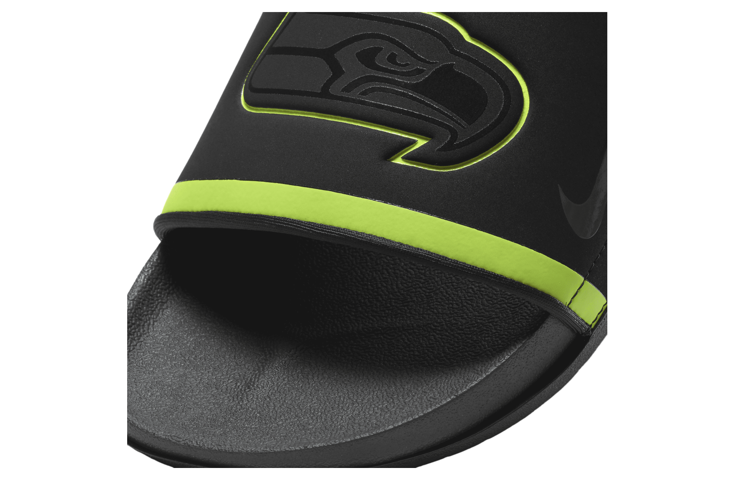 Nike Offcourt Slide (NFL Seattle Seahawks) Black / Action Green