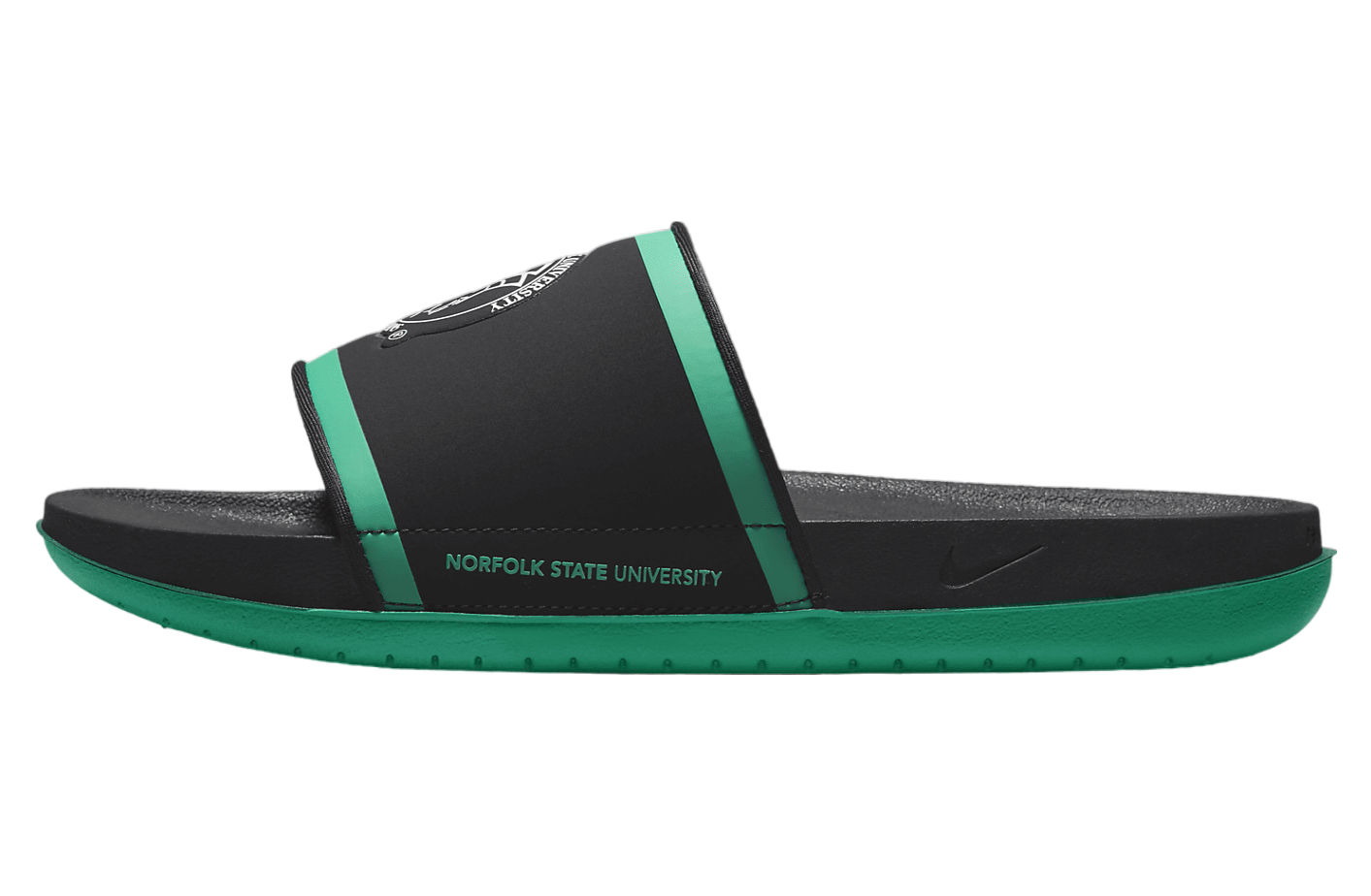 Nike Offcourt Slide Norfolk State Black / Sea Green