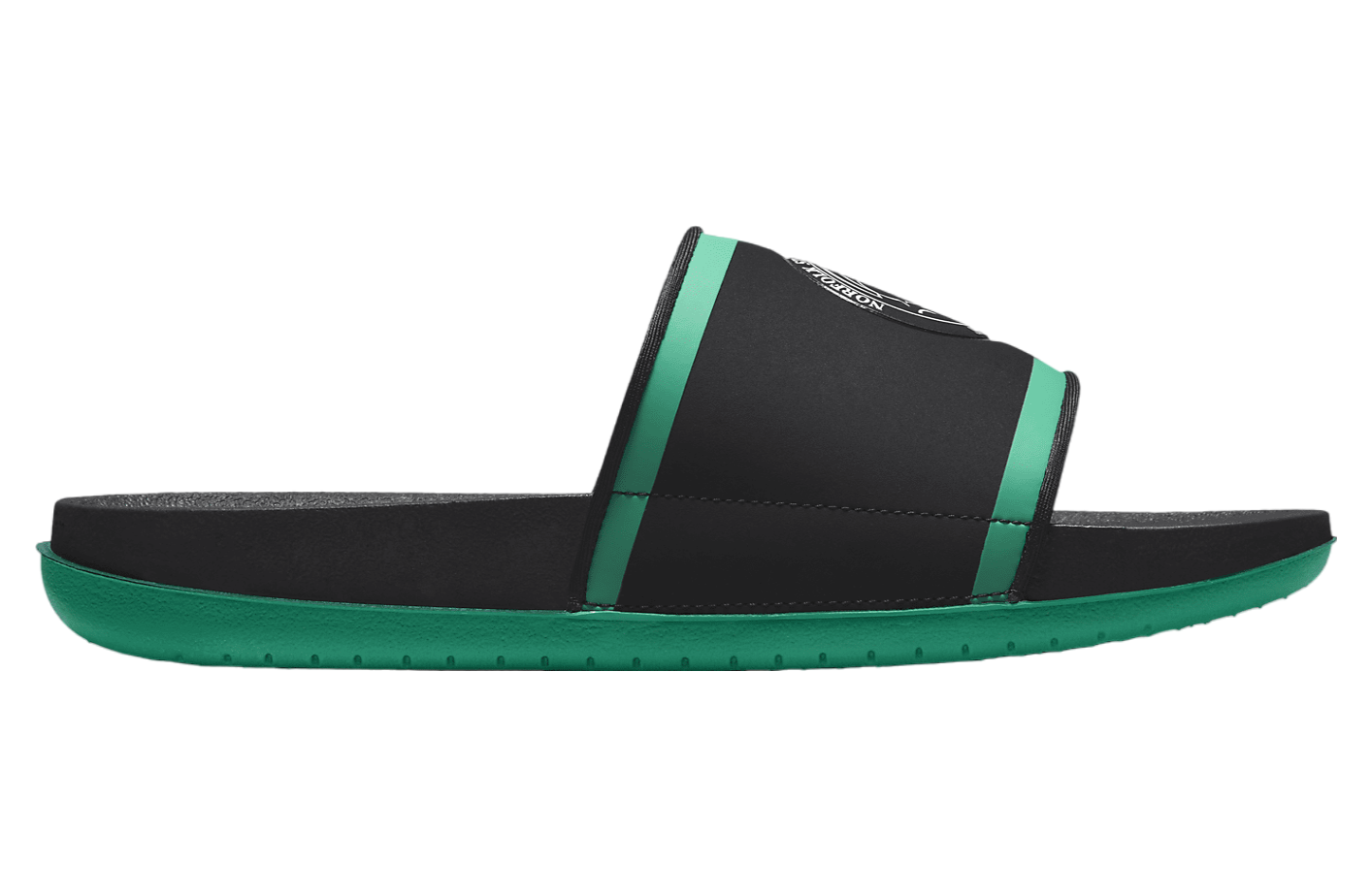 Nike Offcourt Slide Norfolk State Black / Sea Green