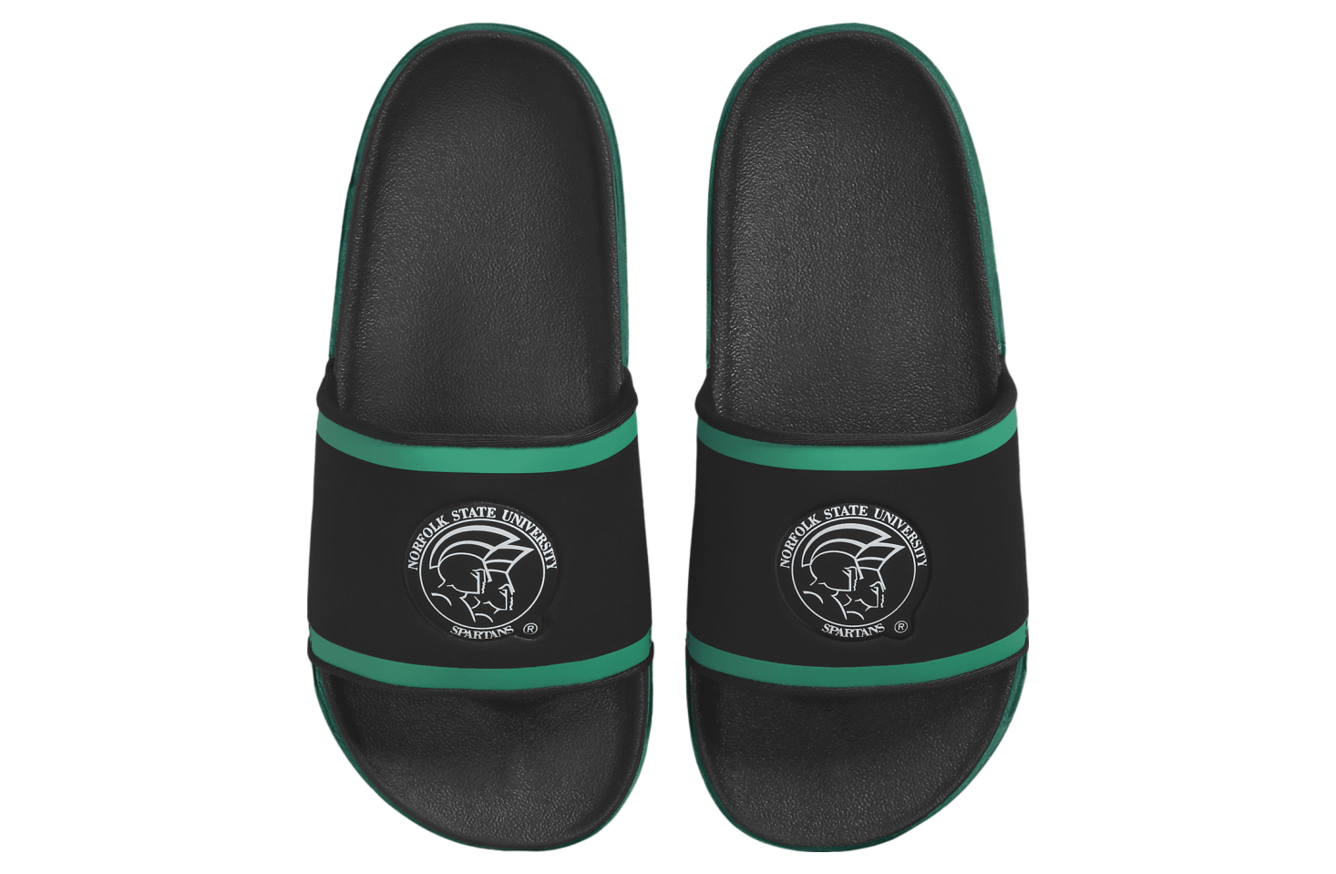 Nike Offcourt Slide Norfolk State Black / Sea Green