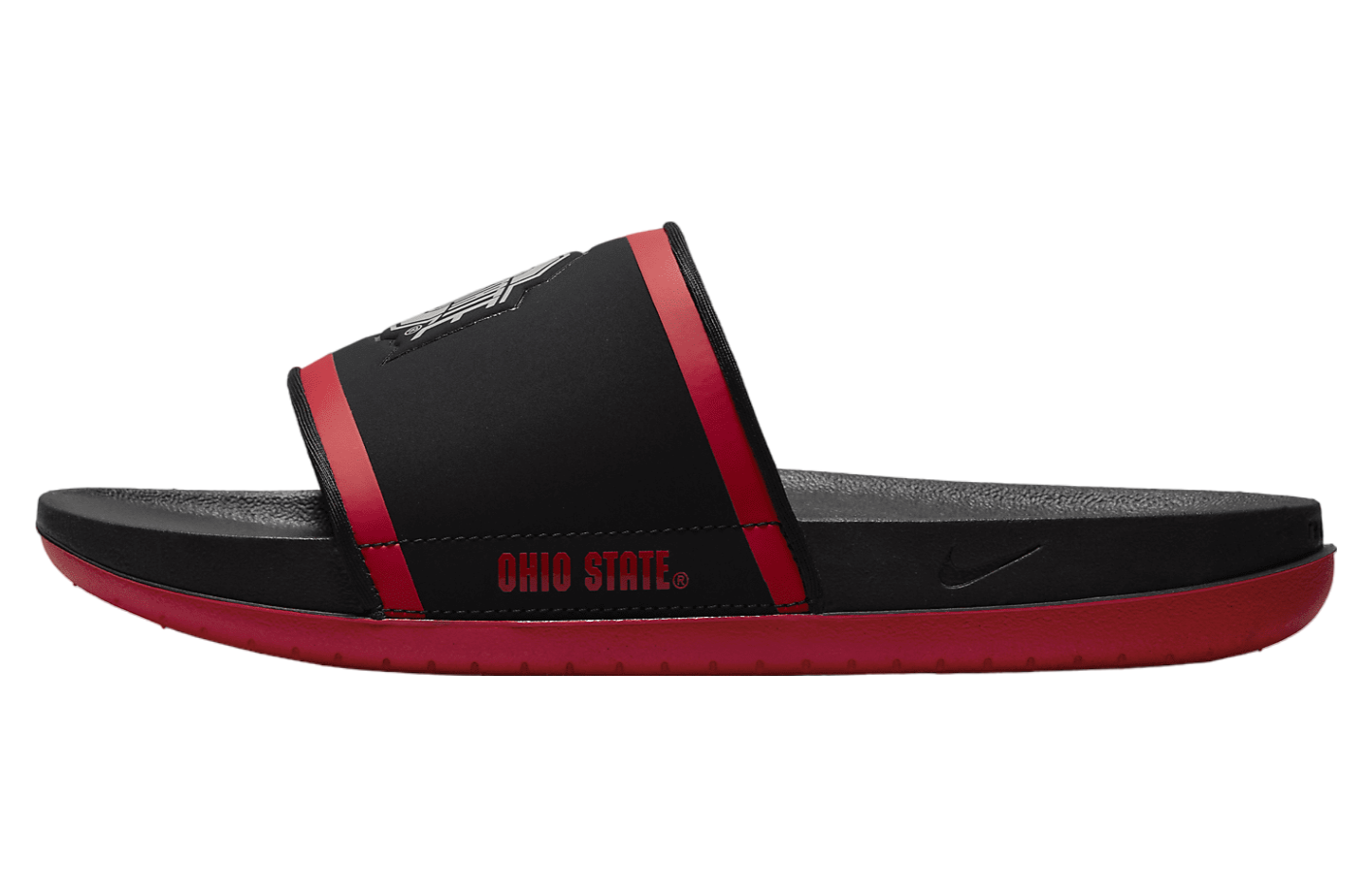 Nike Offcourt Slide (Ohio State) Black / University Red