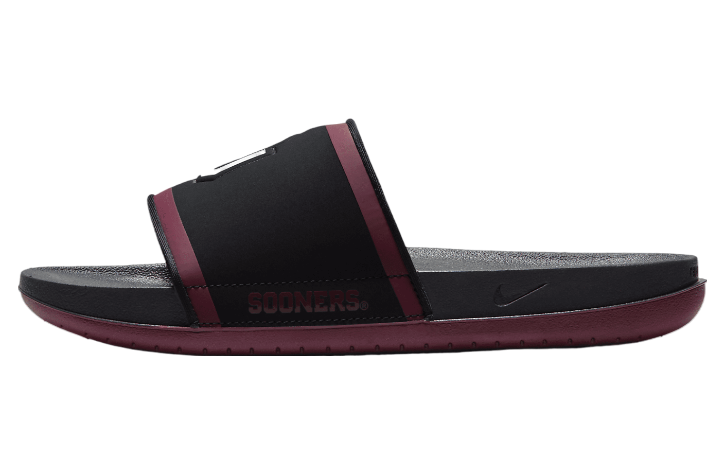 Nike Offcourt Slide (Oklahoma) Black / Team Crimson