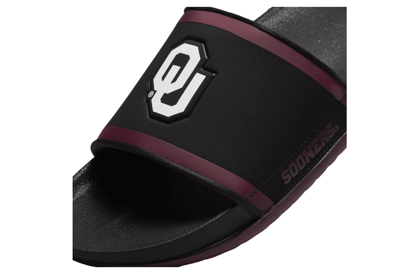 Nike Offcourt Slide (Oklahoma) Black / Team Crimson