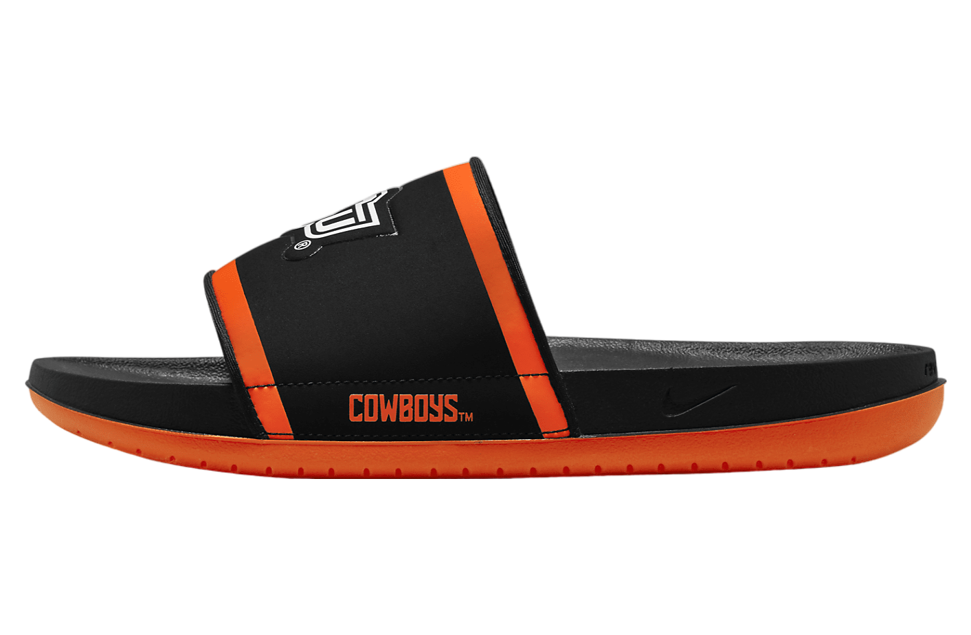 Nike Offcourt Slide (Oklahoma State) Black / Total Orange