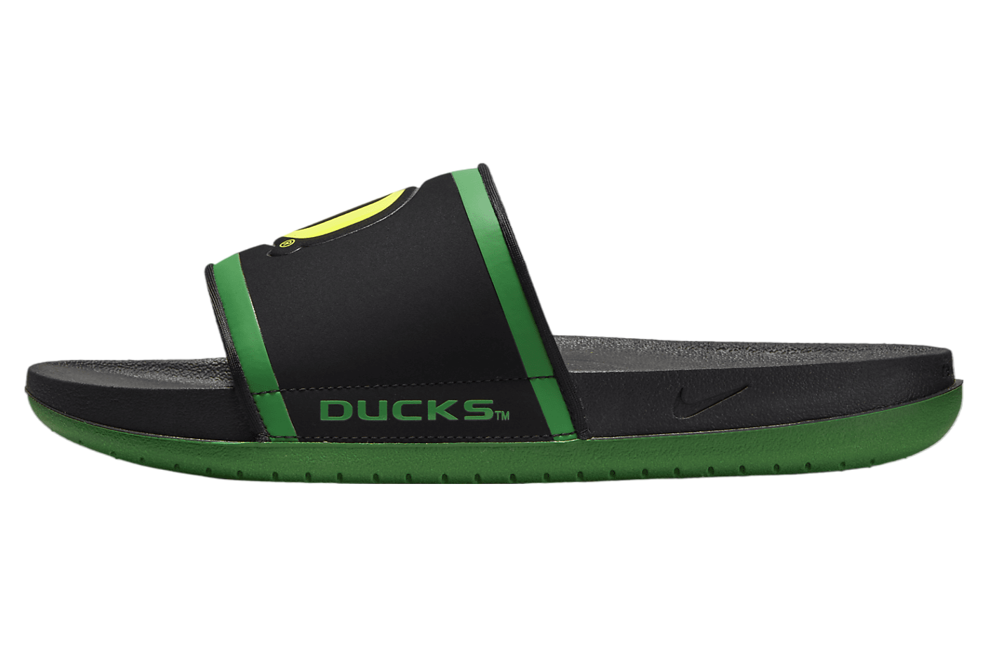 Nike Offcourt Slide (Oregon) Black / Apple Green