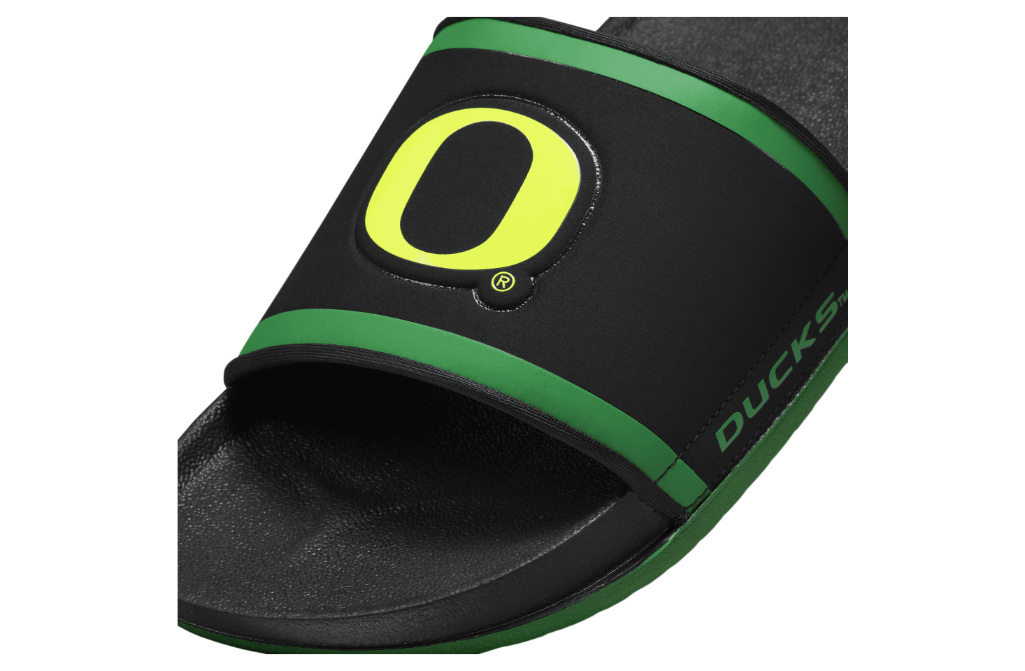 Nike Offcourt Slide (Oregon) Black / Apple Green