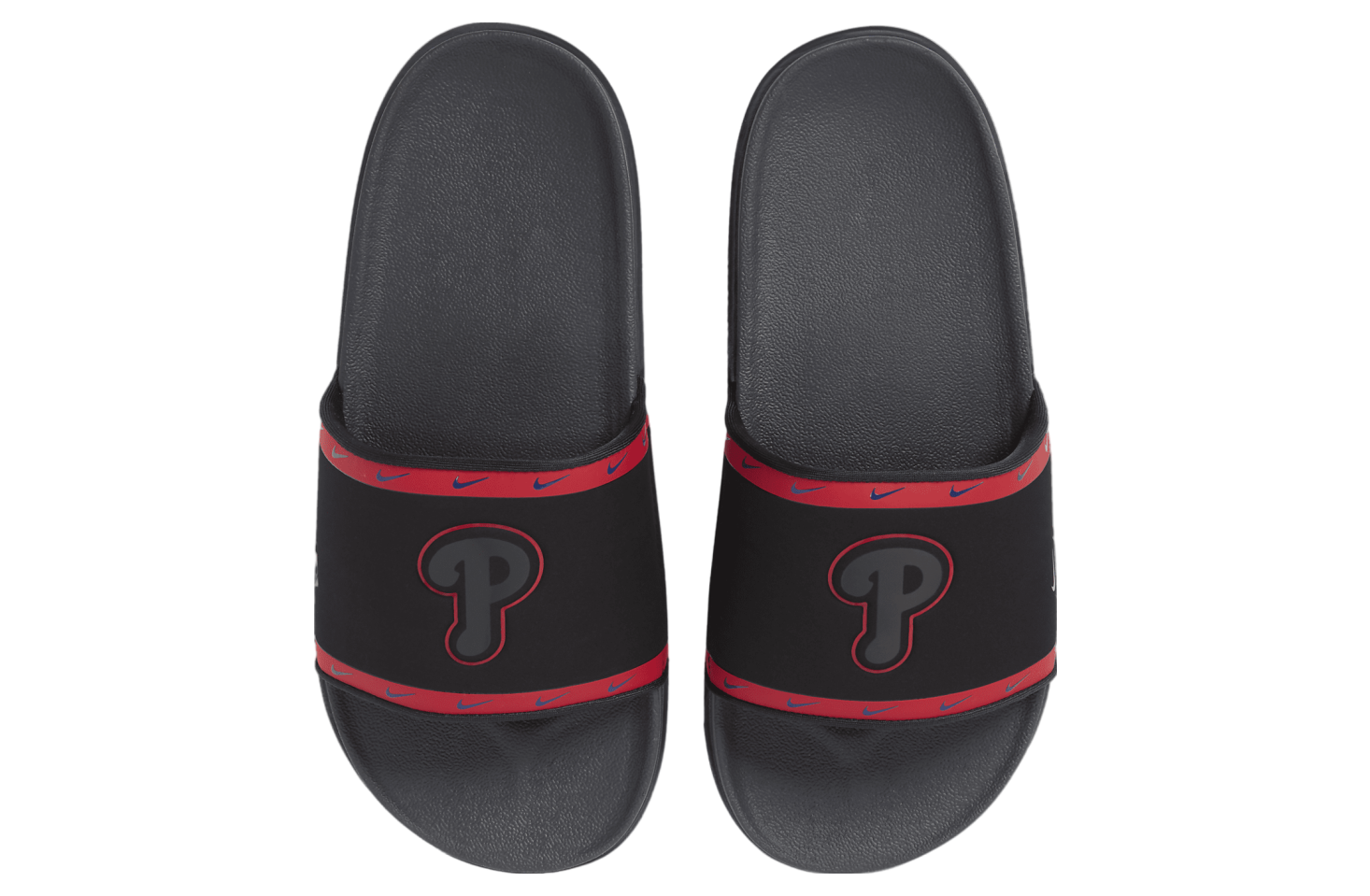 Nike Offcourt Slide Philadelphia Phillies (Black / Sport Red)