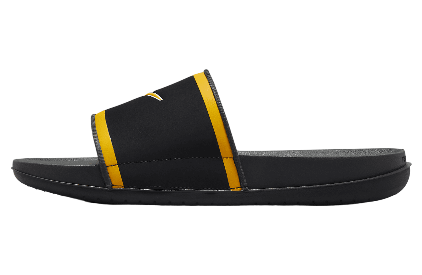 Nike Offcourt Slide (Pittsburgh Steelers) Black / Dark Smoke Grey