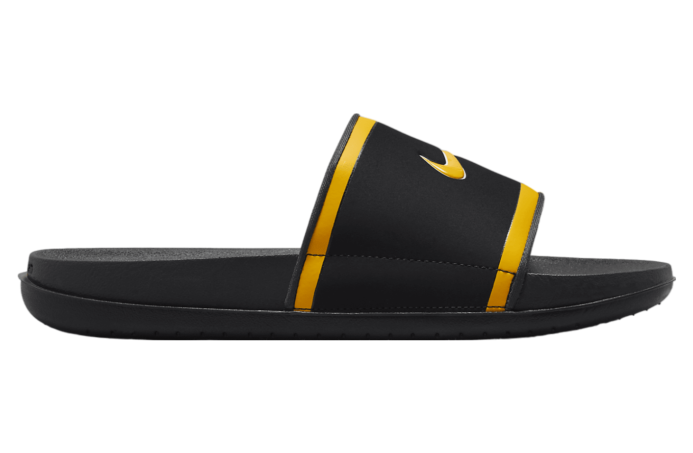 Nike Offcourt Slide (Pittsburgh Steelers) Black / Dark Smoke Grey