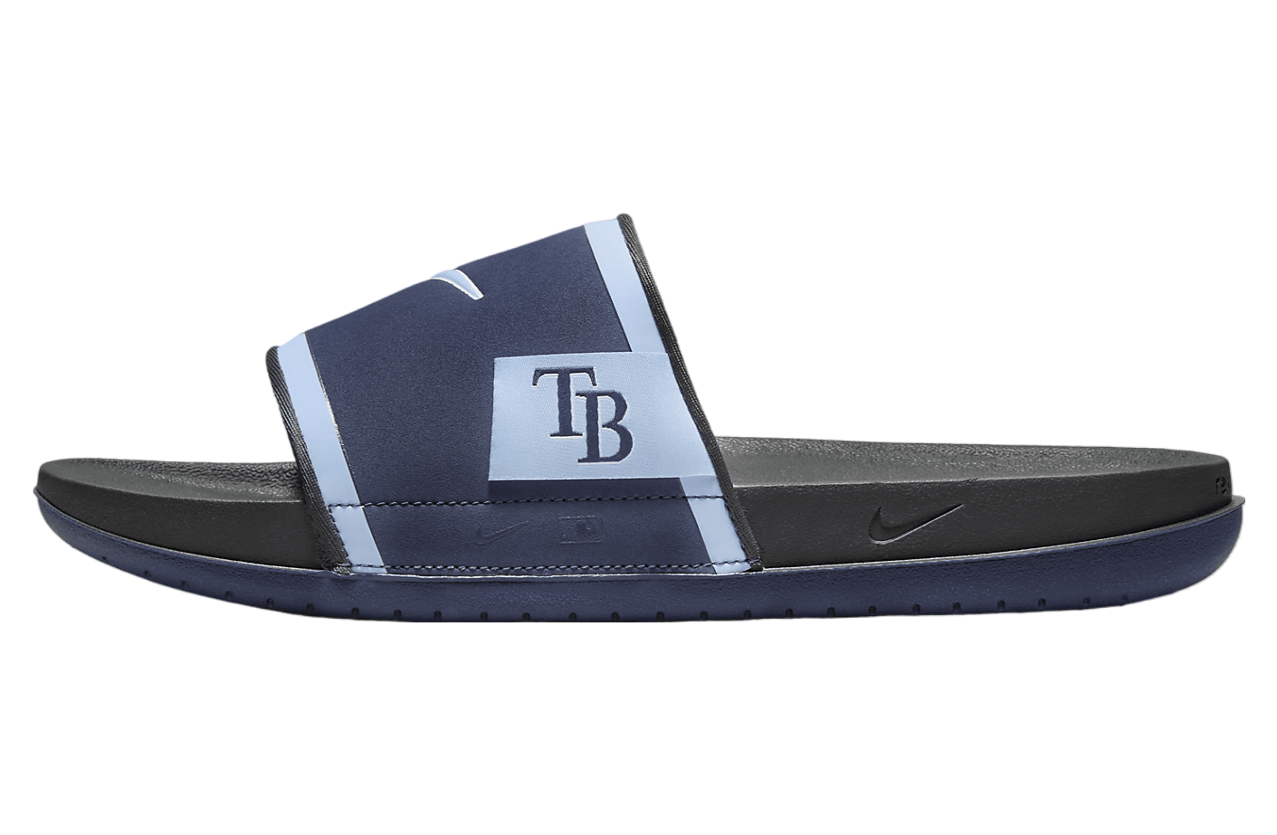 Nike Offcourt Slide (Tampa Bay Rays) Midnight Navy / Dark Smoke Grey