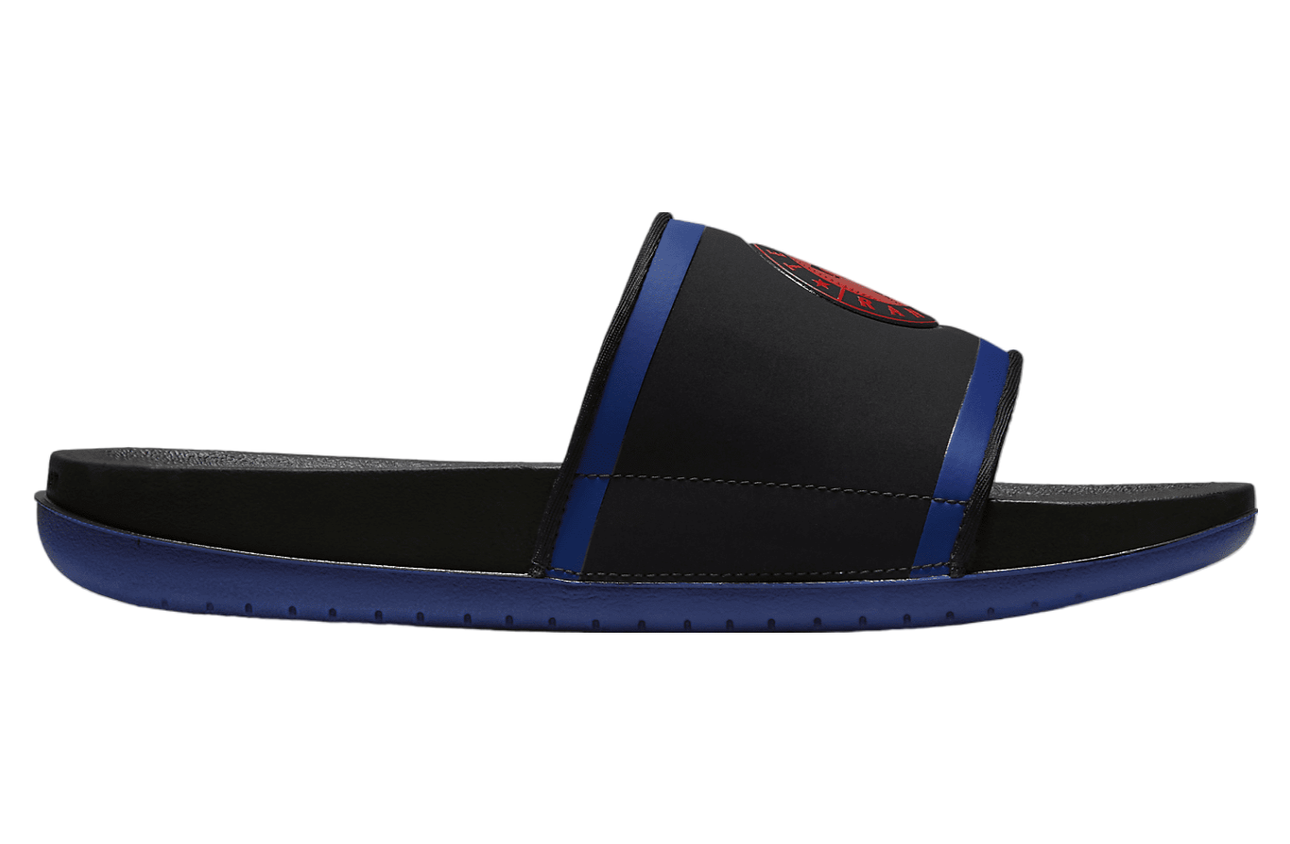 Nike Offcourt Slide (Texas Rangers) Black / Deep Royal Blue