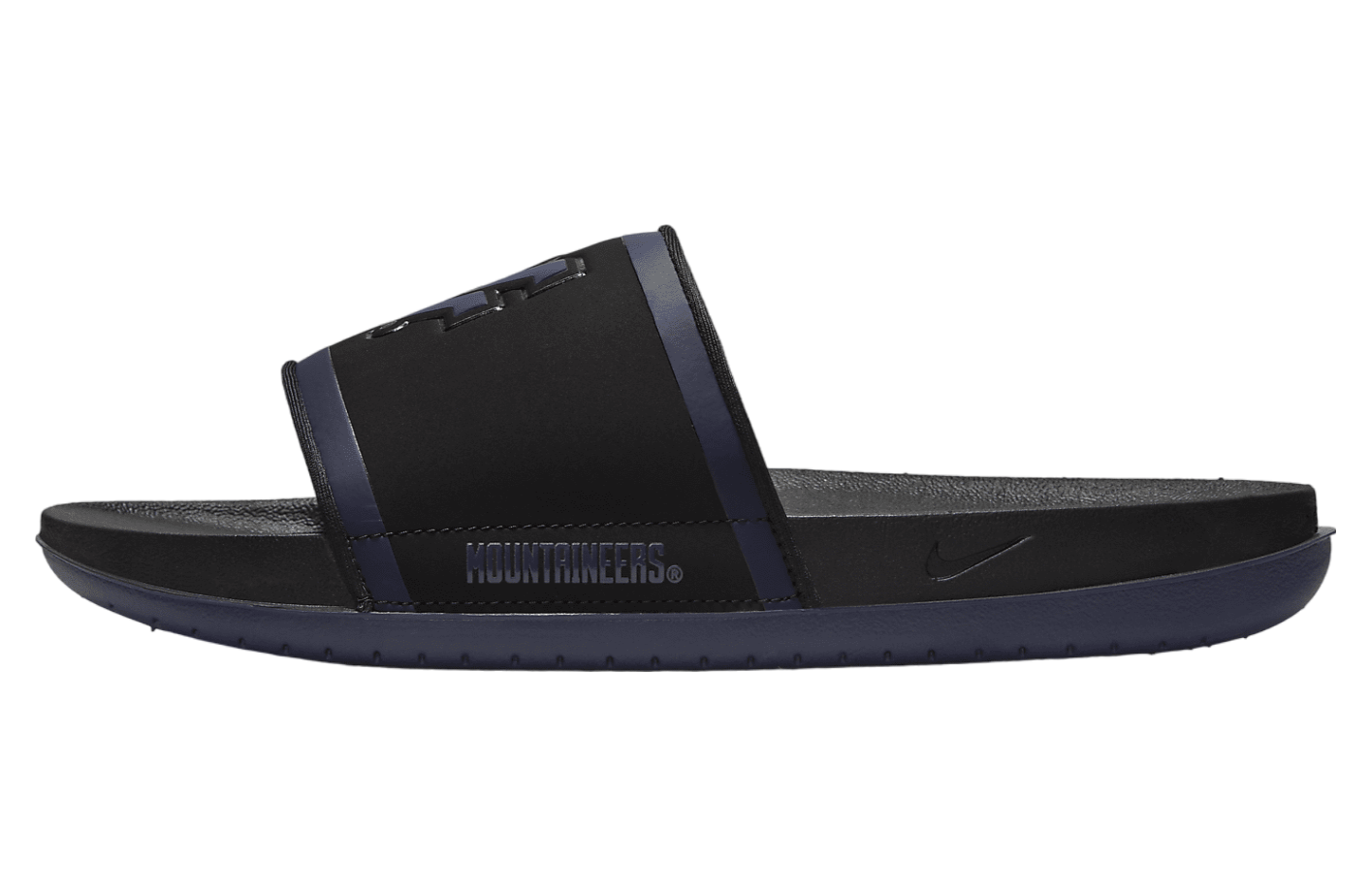 Nike Offcourt Slide (West Virginia) Black / College Navy