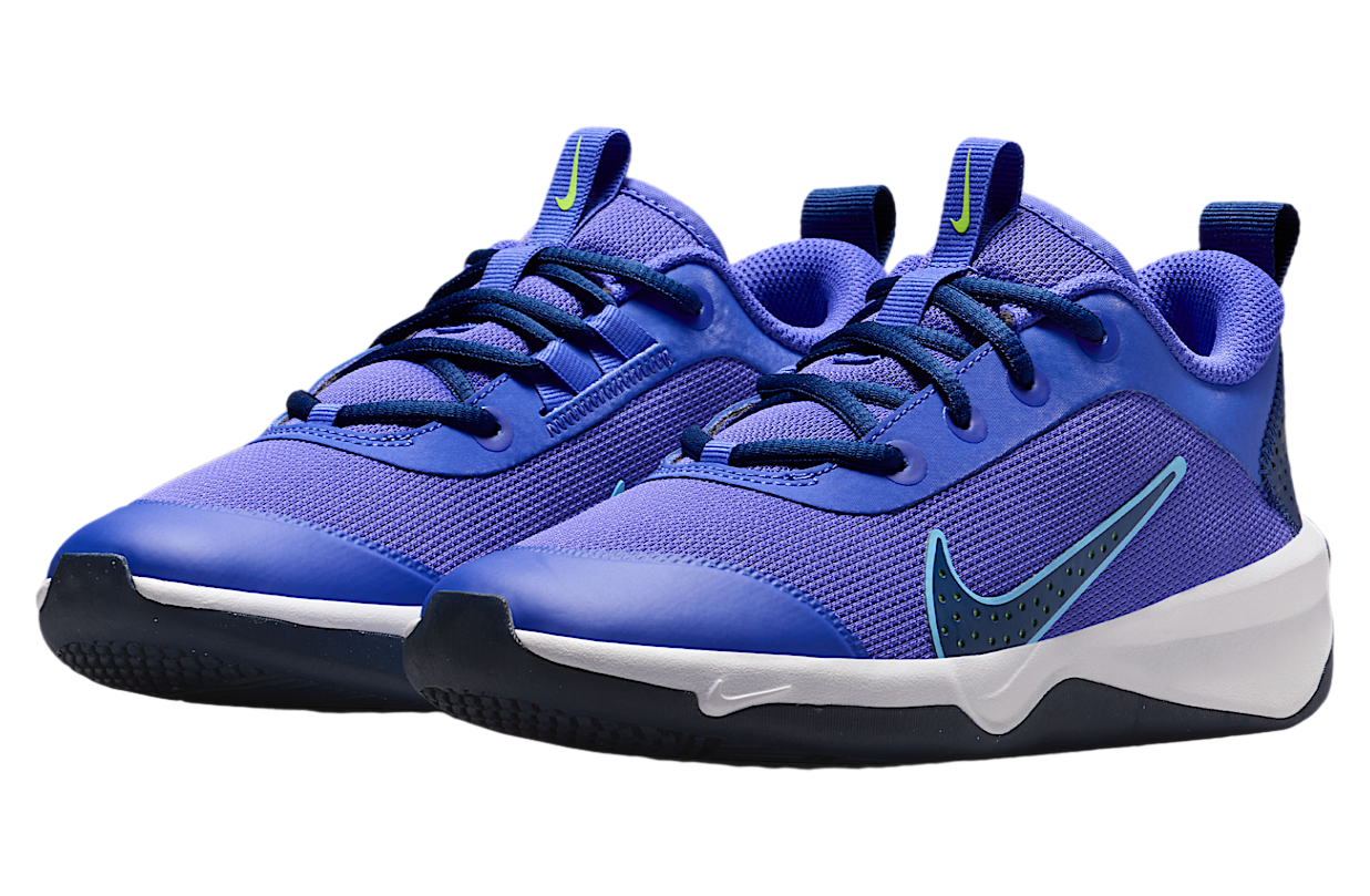 Nike Omni Multi-court Gs Ic Persian Violet / Blue Void