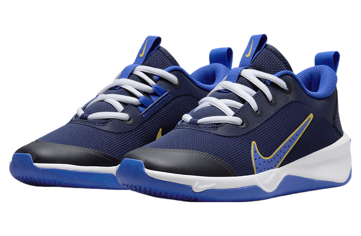 Nike Omni Multi-Court GS Midnight Navy / Saturn Gold