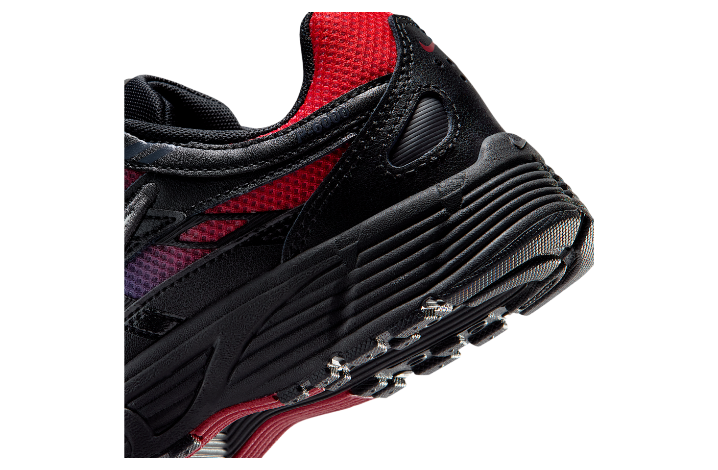Nike P-6000 GS Black / Bright Crimson