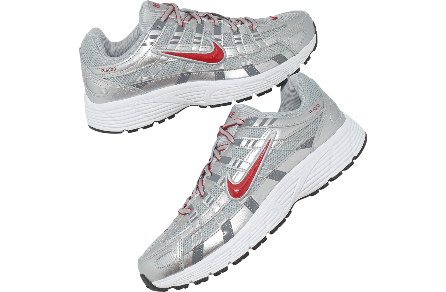 ◆正規品◆NIKE P-6000 LLIC SILVER GYM RED◆関税/送料込◆ Nike P-6000 'Metallic Silver Gym Red' – Sole Provider