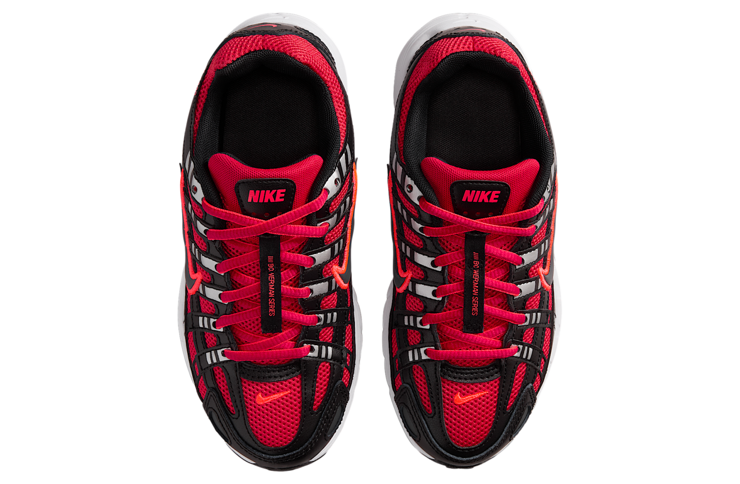 Nike P-6000 Gs University Red / Metallic Silver