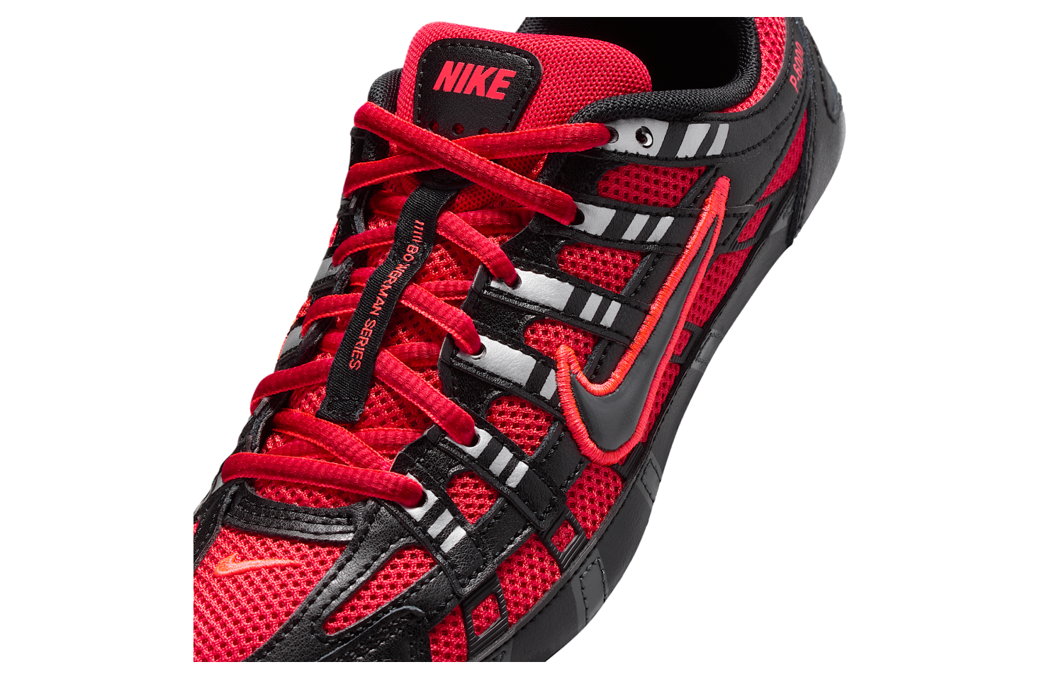 Nike P-6000 Gs University Red / Metallic Silver