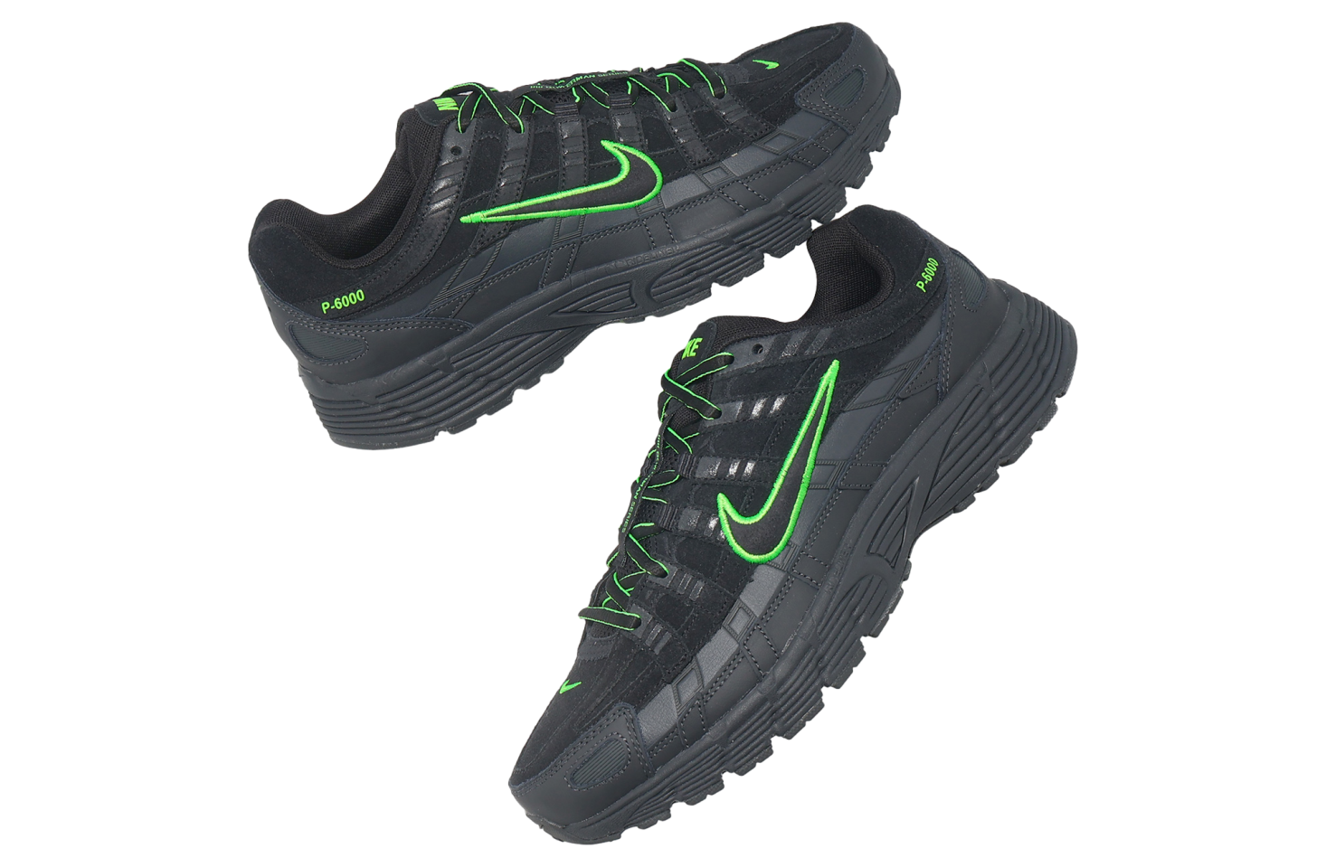 Nike P-6000 Prm Black / Green Strike