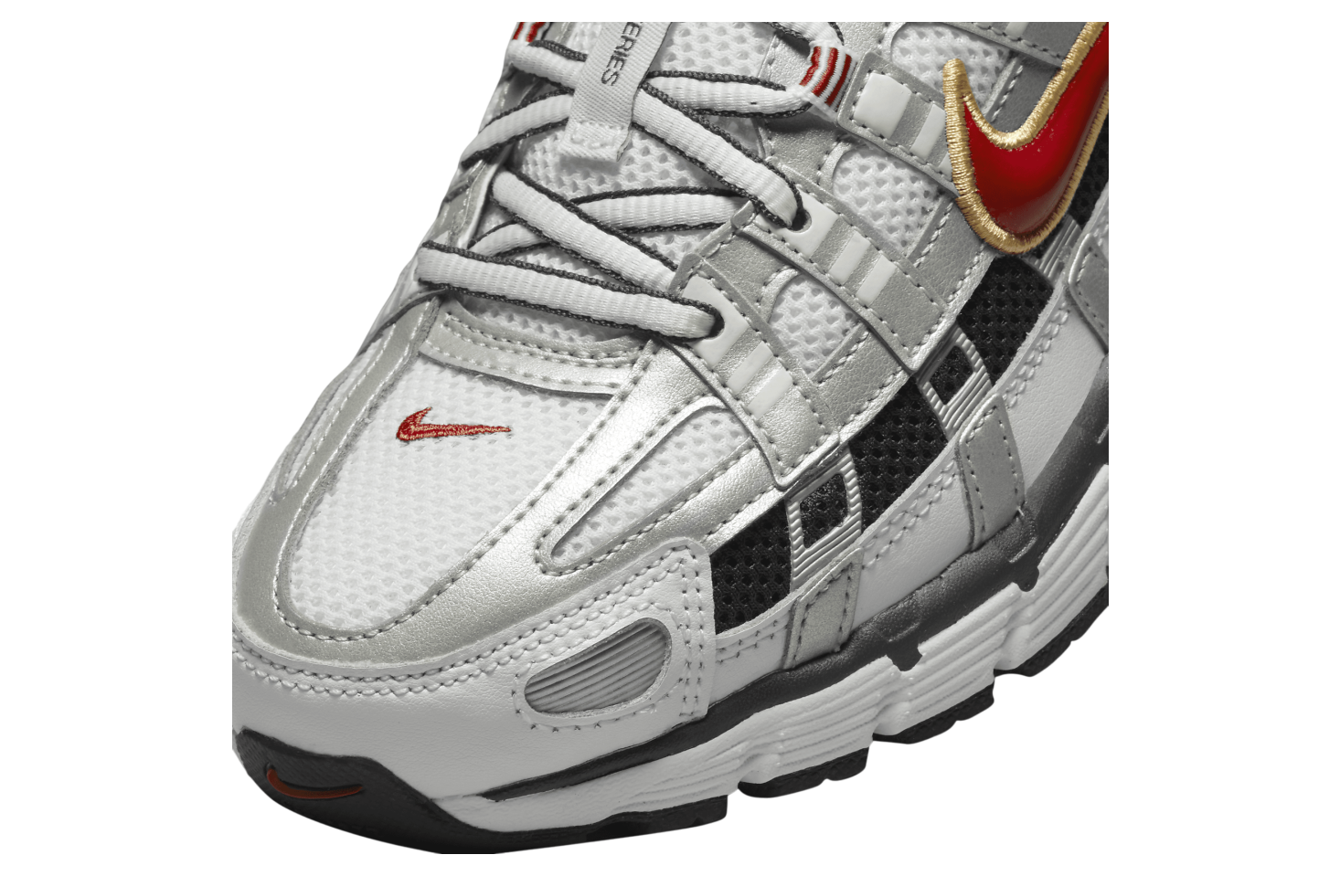 Nike P-6000 White / Metallic Platinum